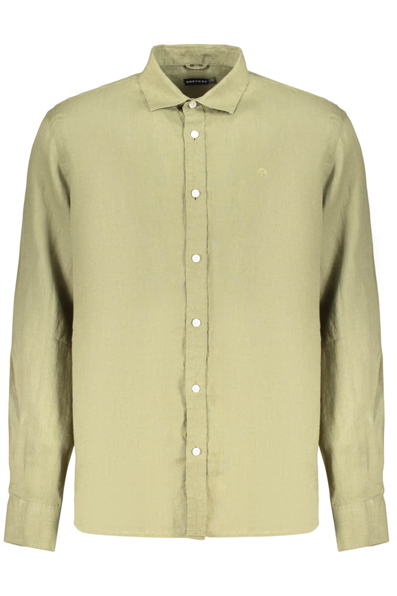 North Sails hombre manga corta camisa, beige