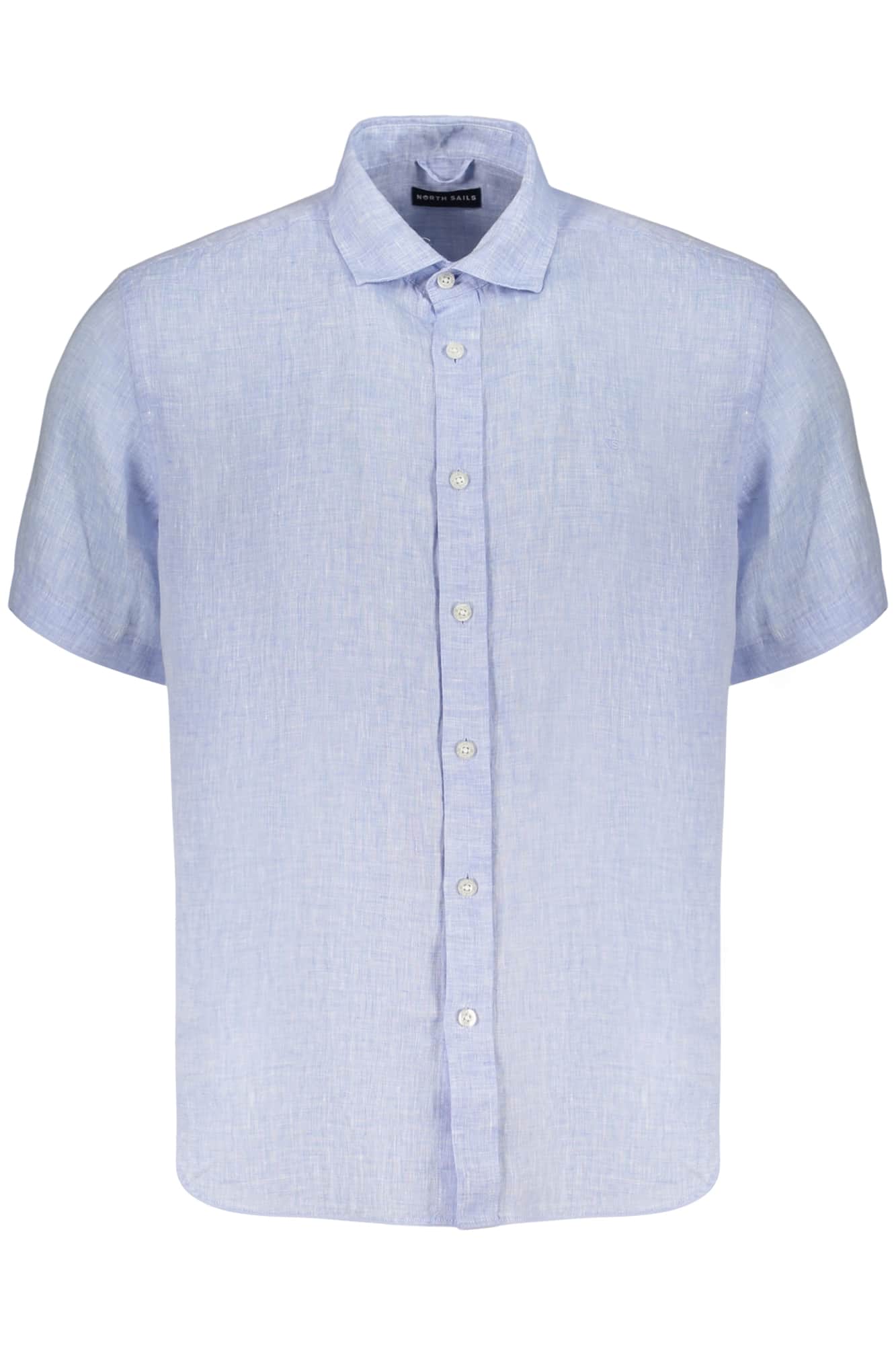 North Sails hombre manga corta camisa, azul
