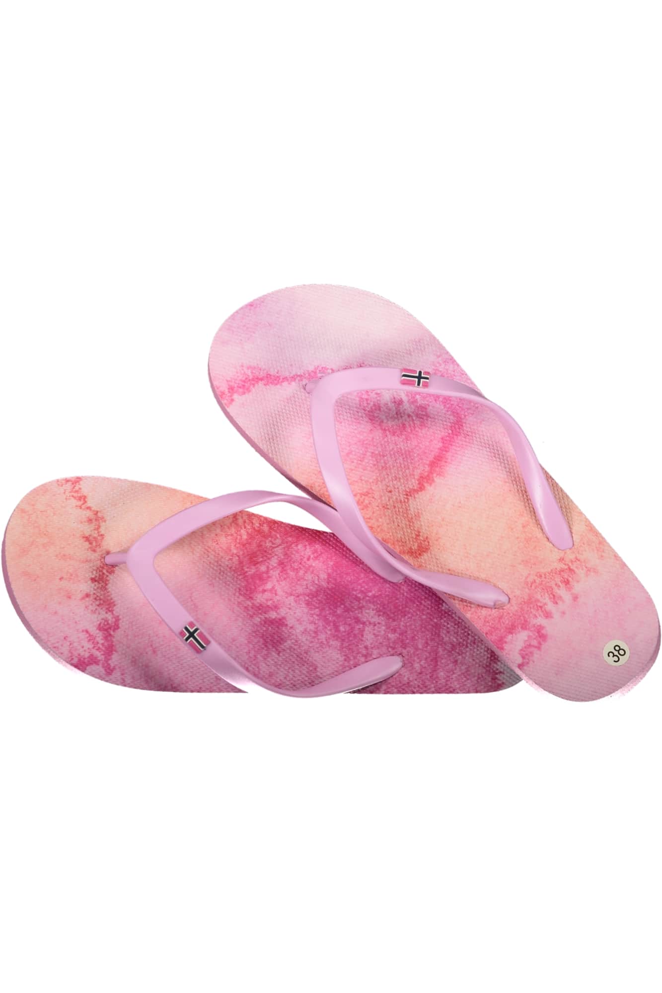 Norway 1963 mujer rosa zapatillas de casa