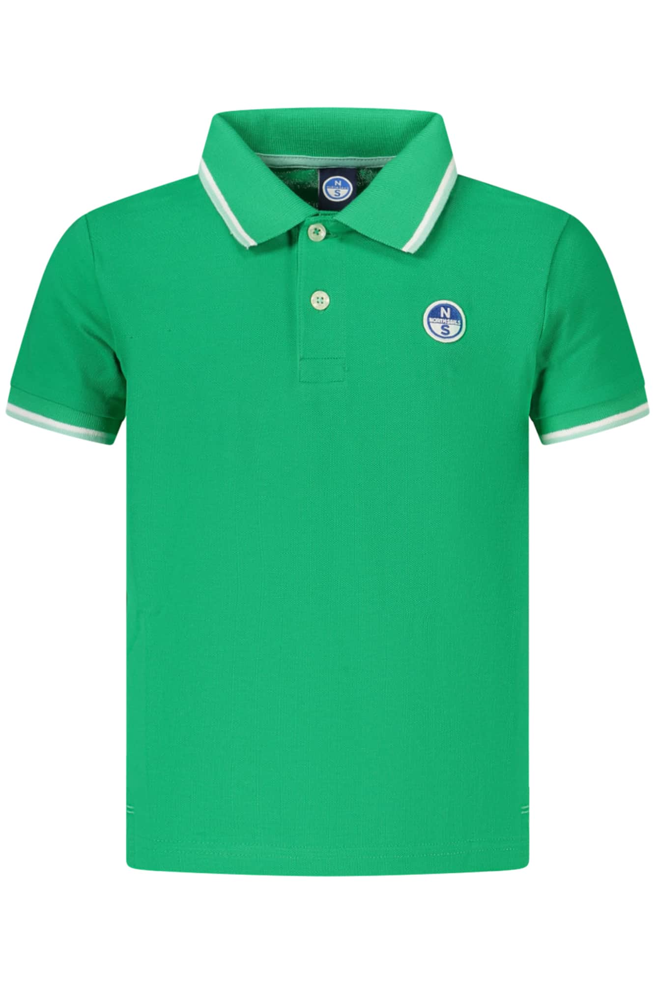 North Sails niños manga corta polo, blanco