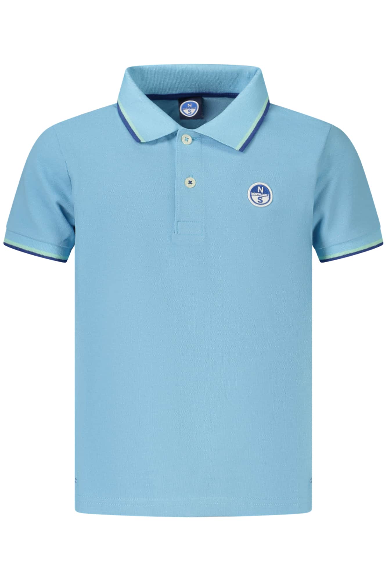 North Sails niños manga corta polo, blanco
