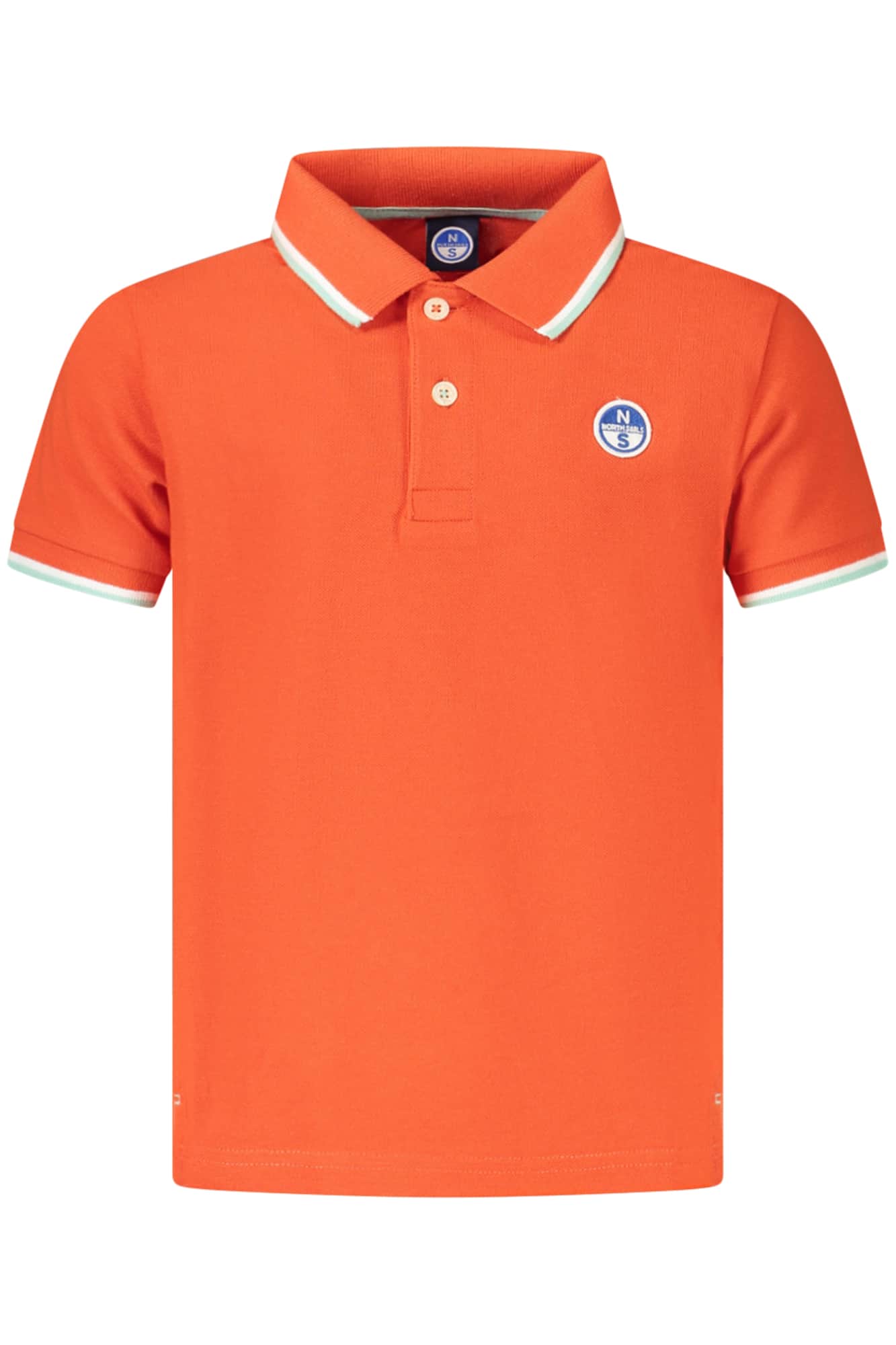 North Sails niños manga corta polo, blanco
