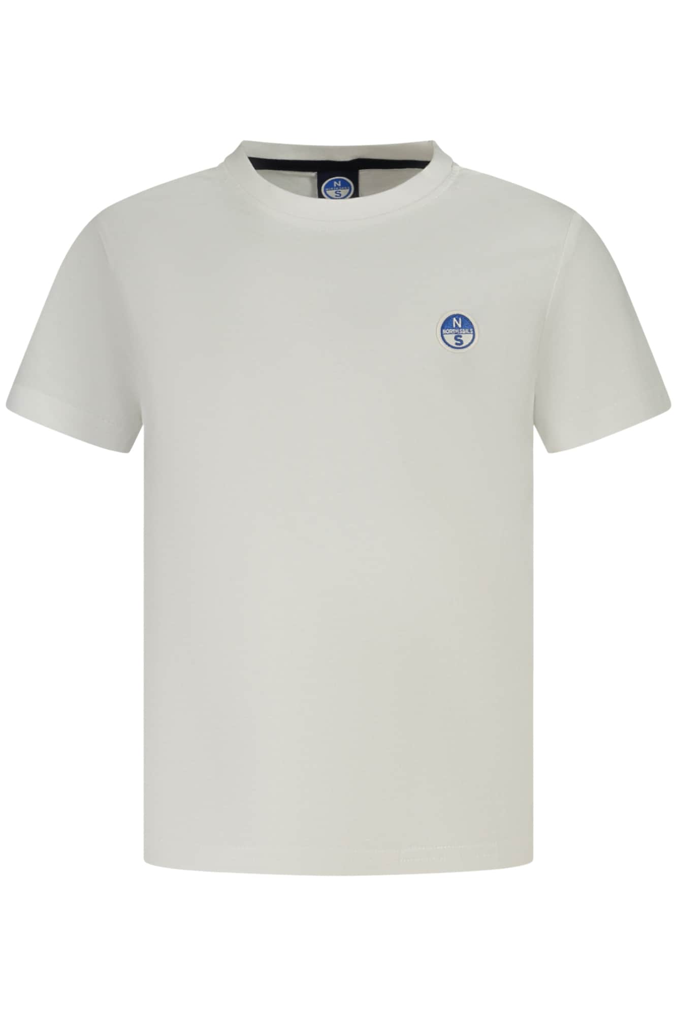North Sails manga corta t-camisa para niños, blanco
