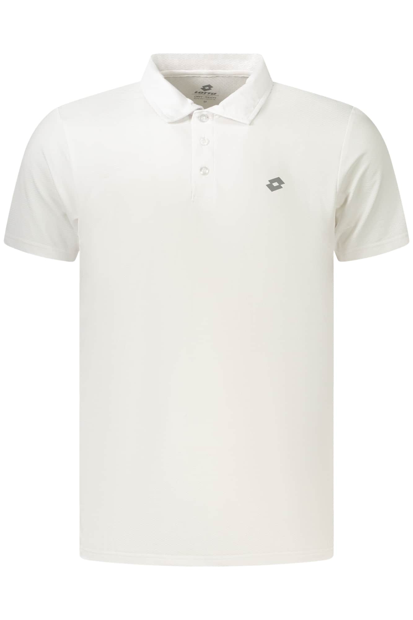 Lotto hombre manga corta polo blanco