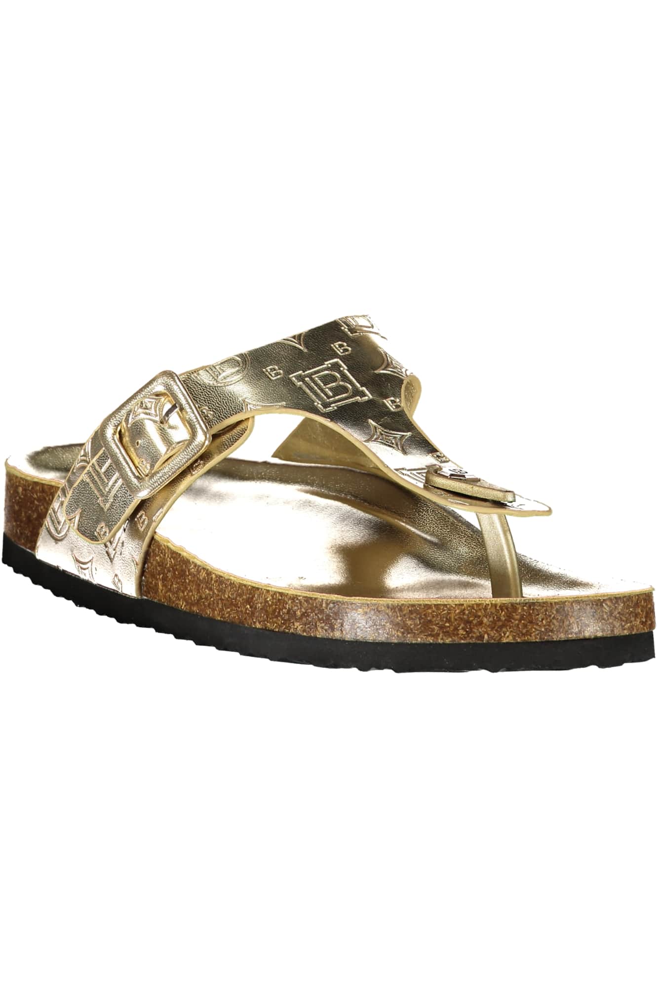 Laura Biagiotti mujer beige zapatilla de casa