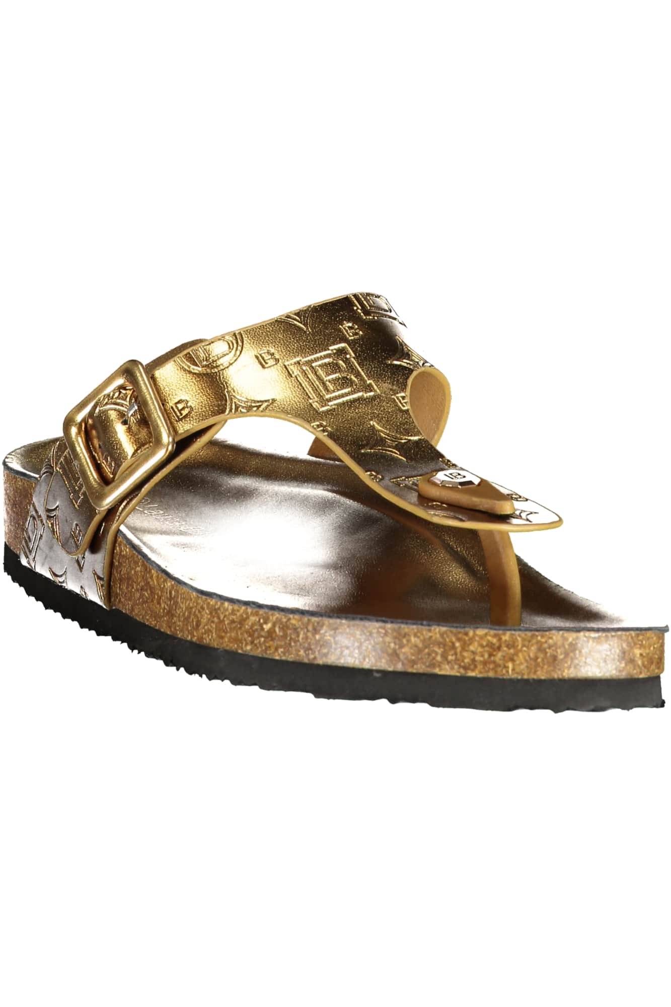 Laura Biagiotti mujer beige zapatilla de casa