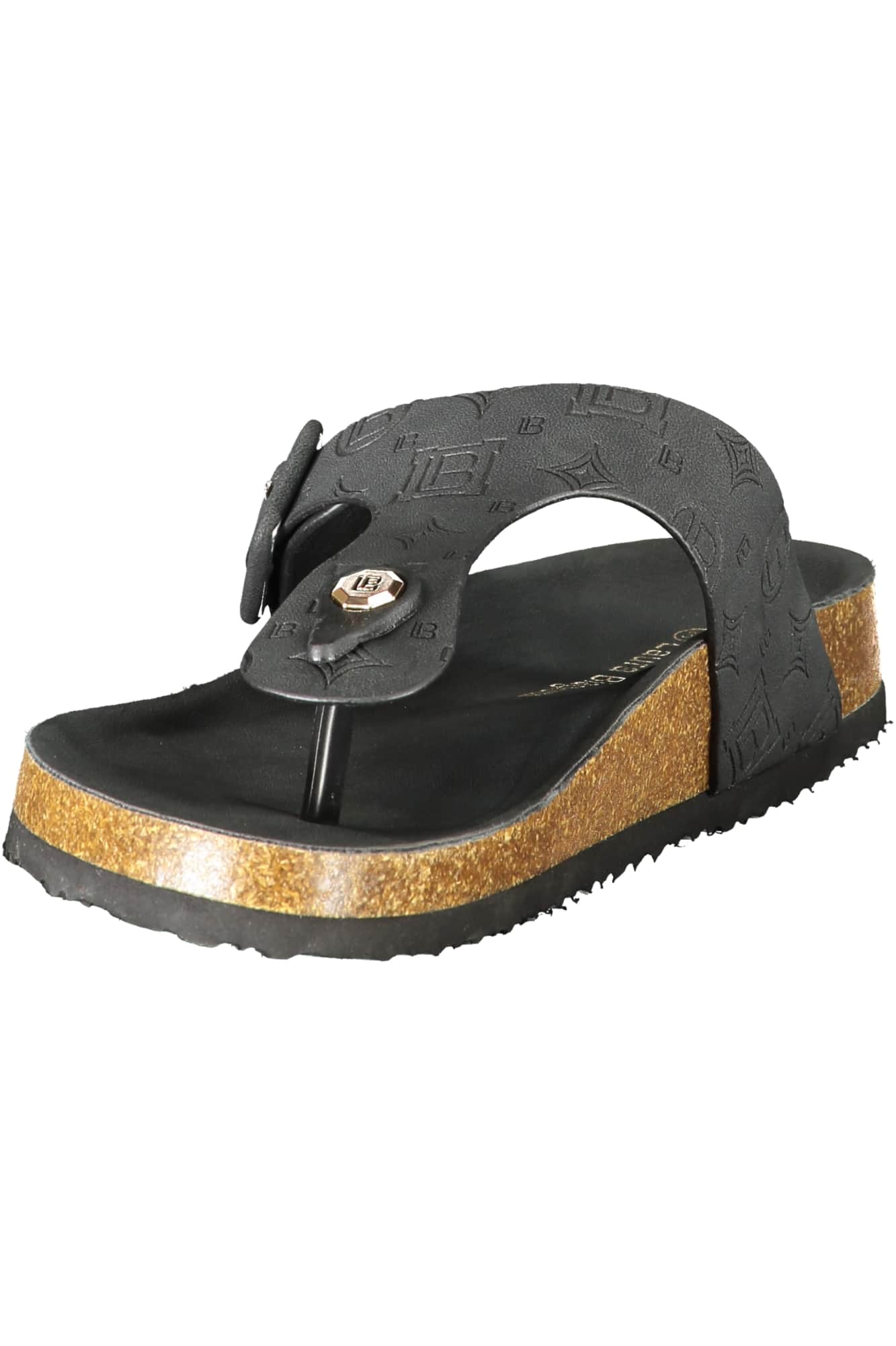 Laura Biagiotti mujer beige zapatilla de casa