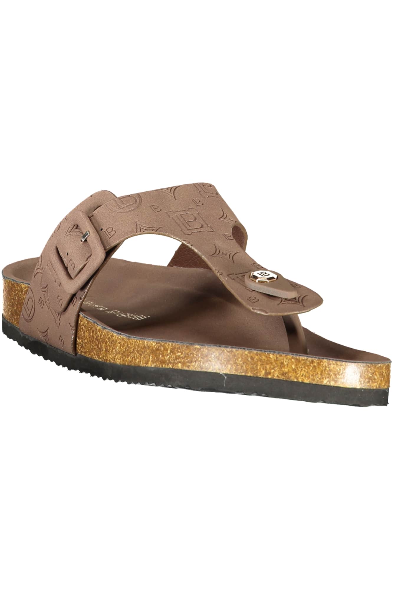 Laura Biagiotti mujer beige zapatilla de casa