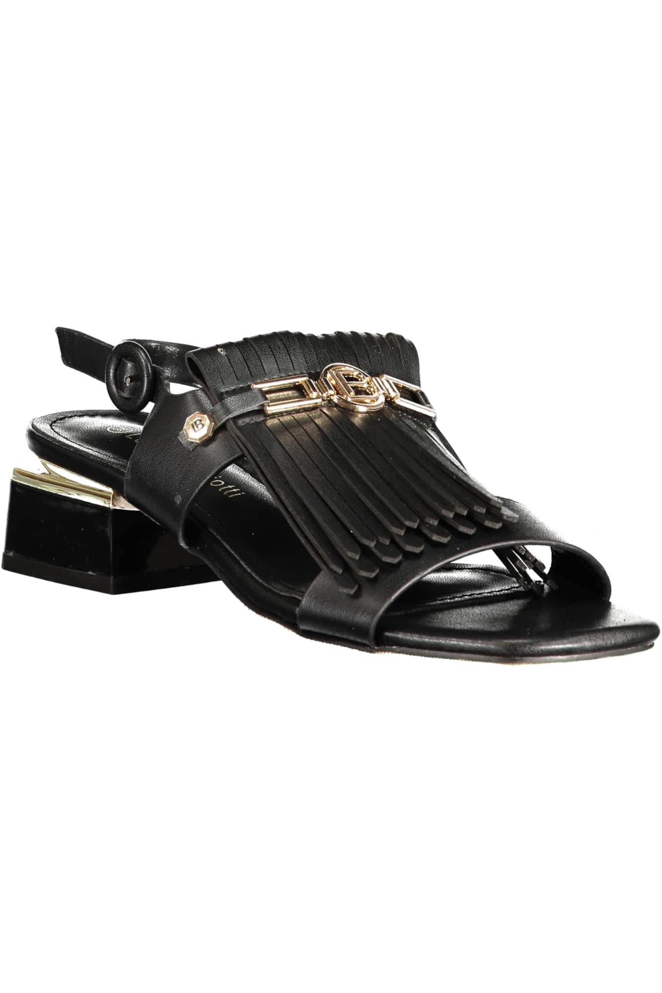 Laura Biagiotti mujer negro sandalias