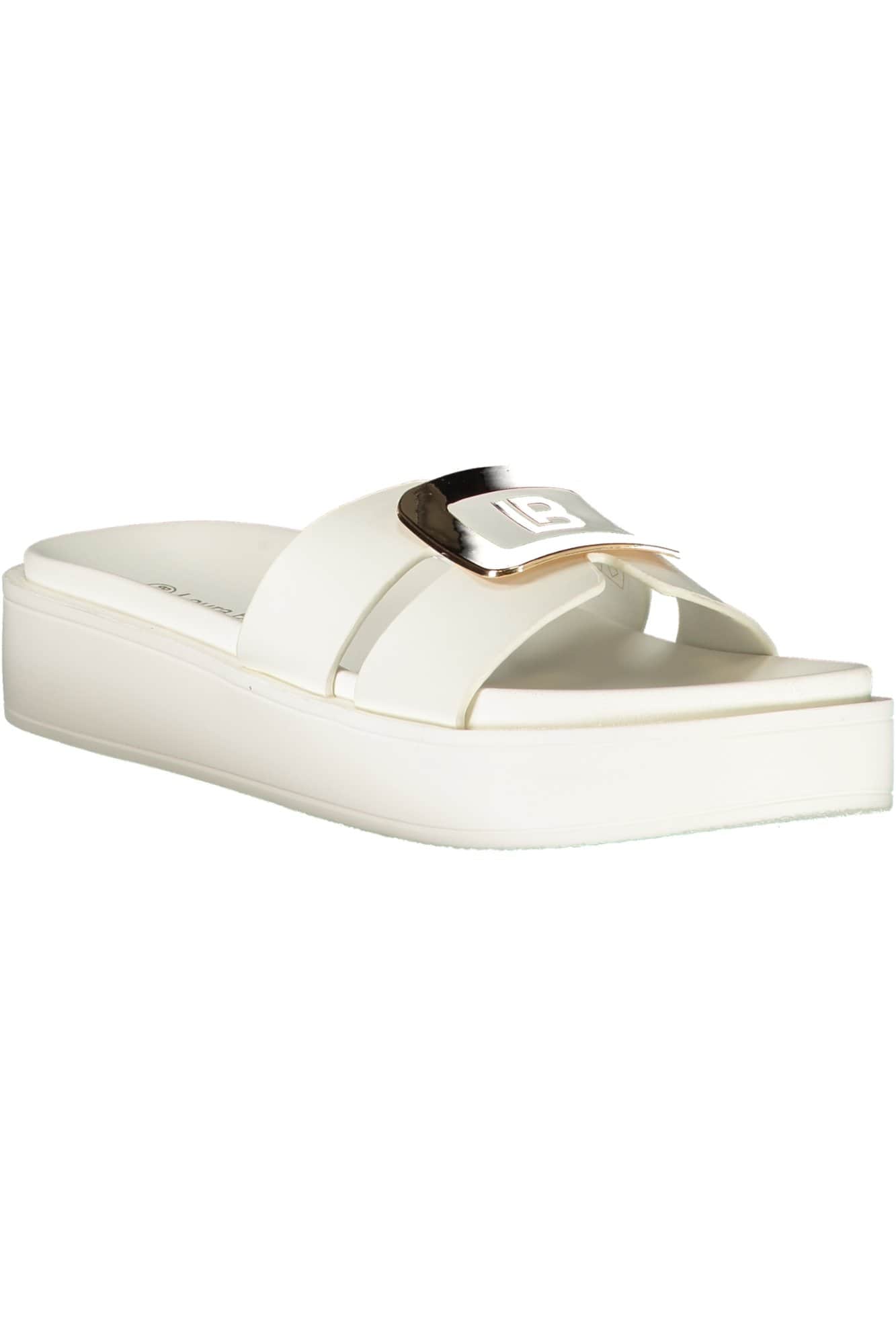 Laura Biagiotti mujer blanco sandalias