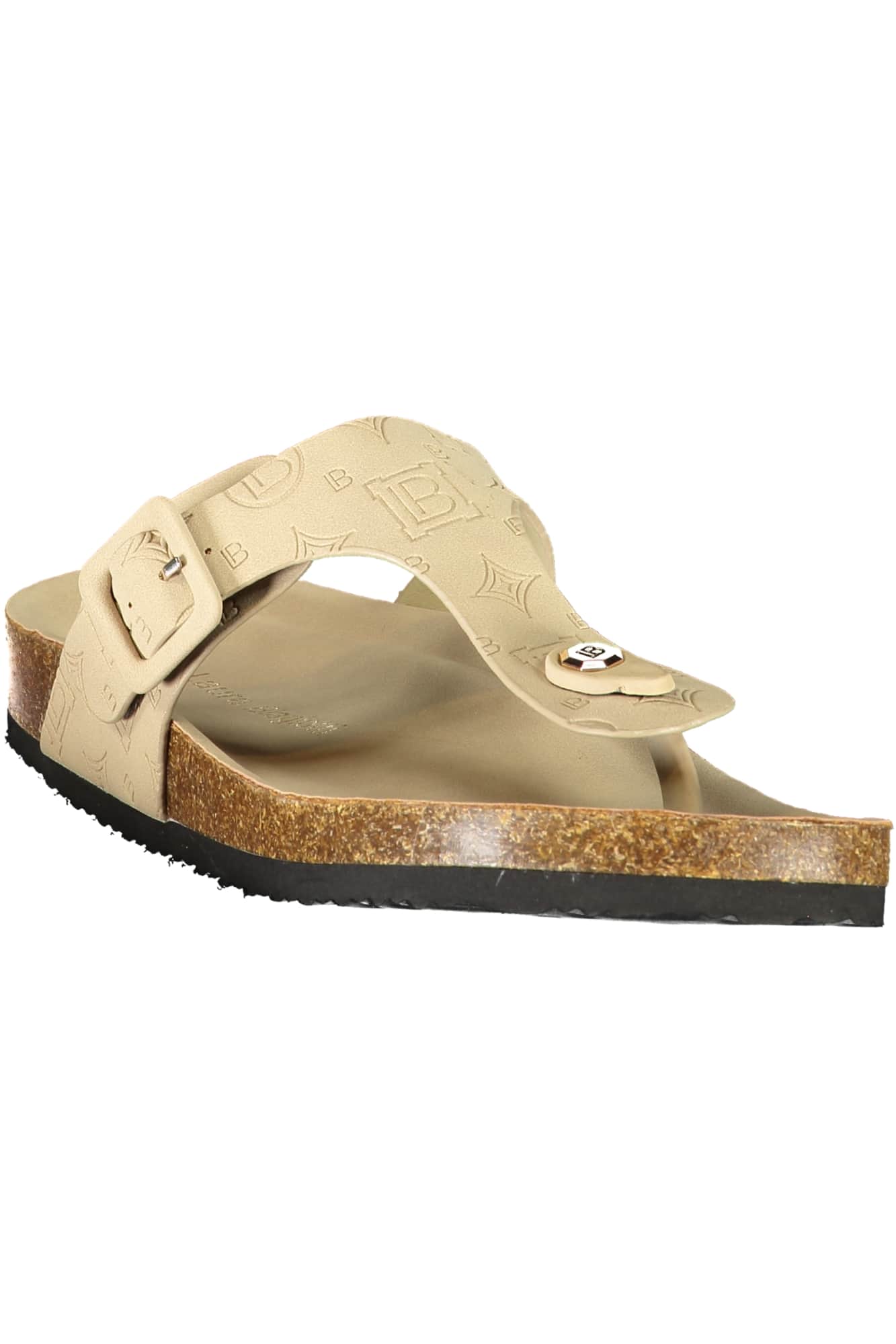 Laura Biagiotti mujer beige zapatilla de casa