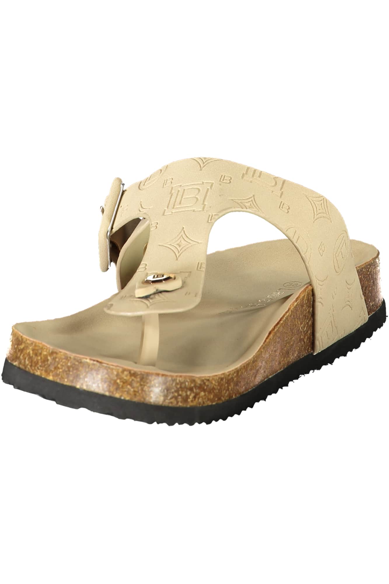 Laura Biagiotti mujer beige zapatilla de casa