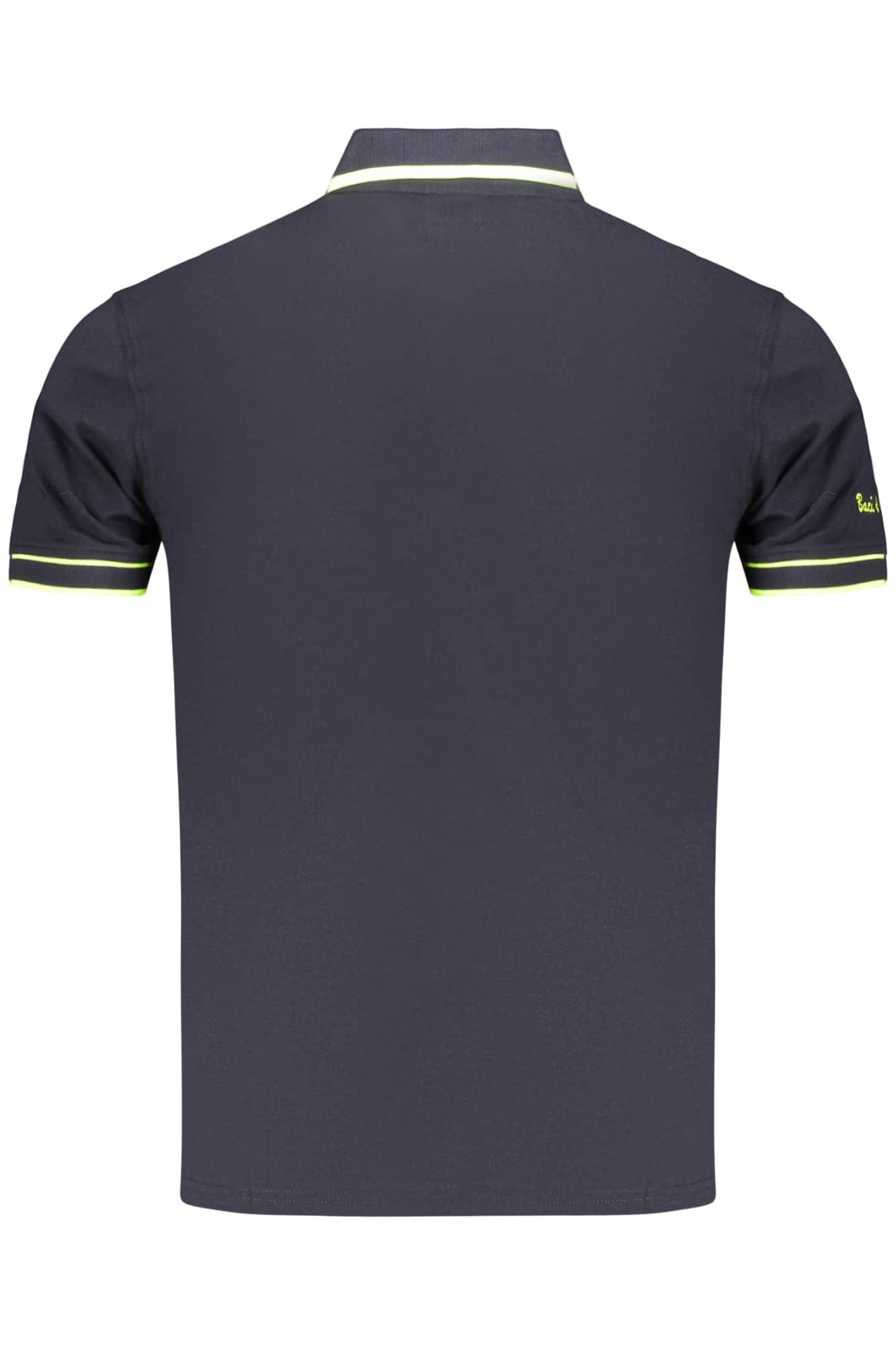 Kisses & Hugs Hombre Manga Corta Negro Polo