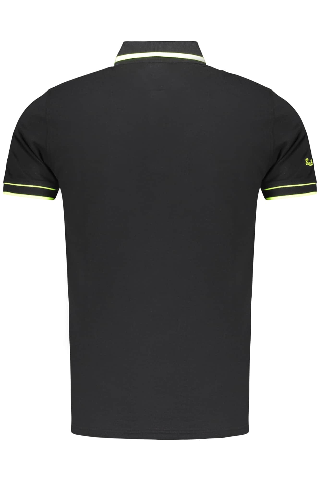 Kisses & Hugs Hombre Manga Corta Negro Polo