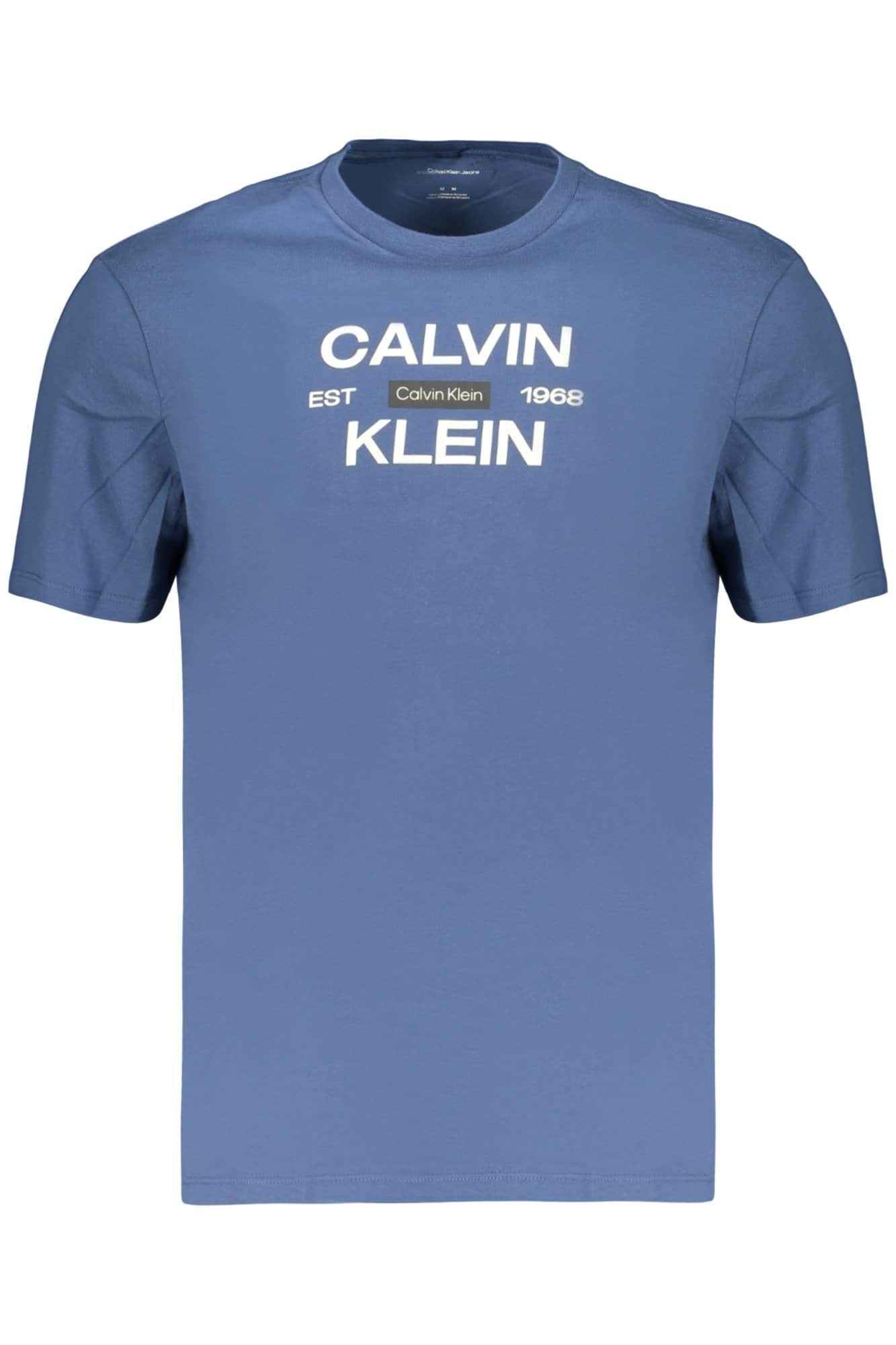 Calvin Klein hombre manga corta t-camisa azul