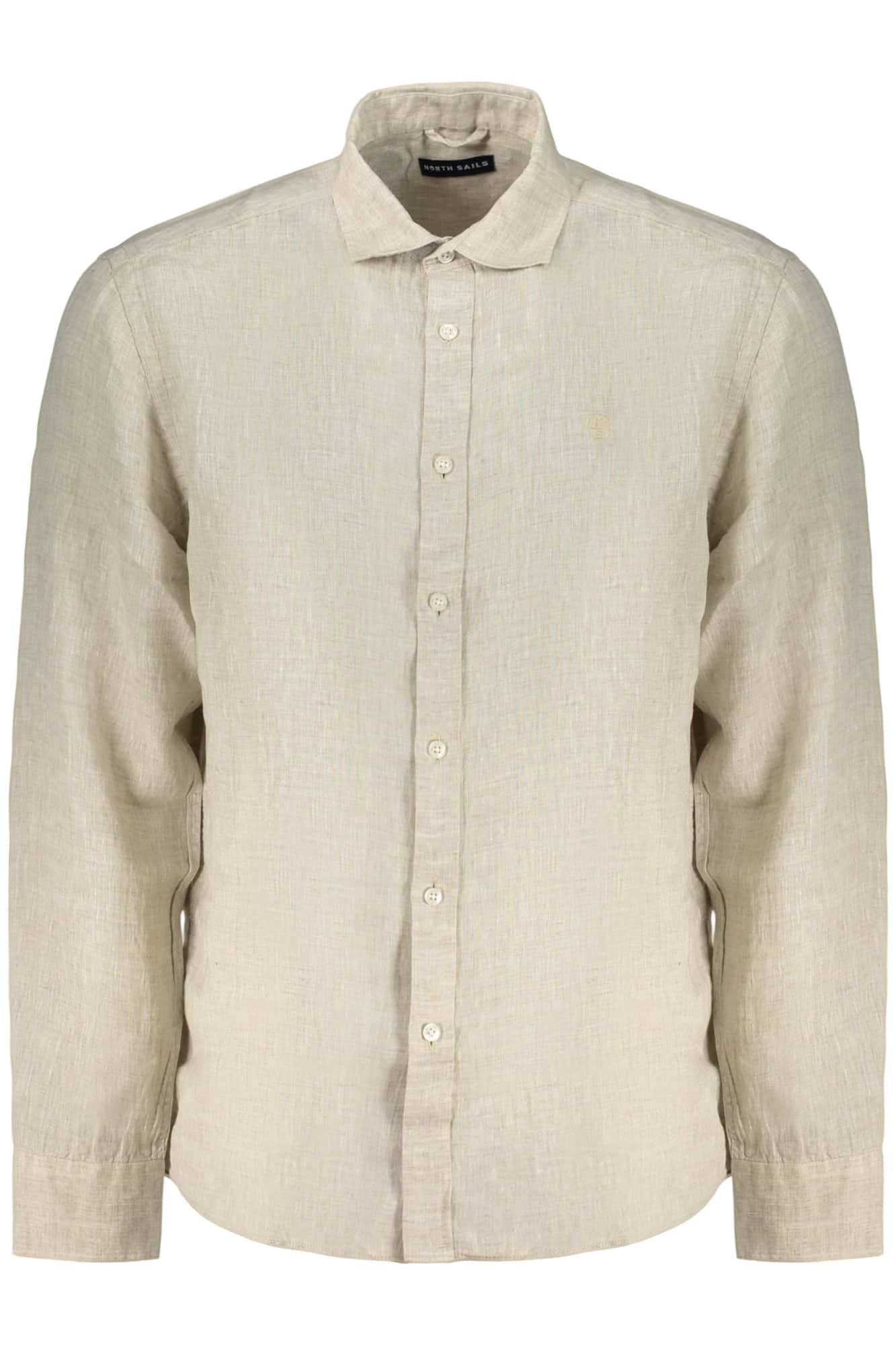 North Sails hombre manga corta camisa, beige