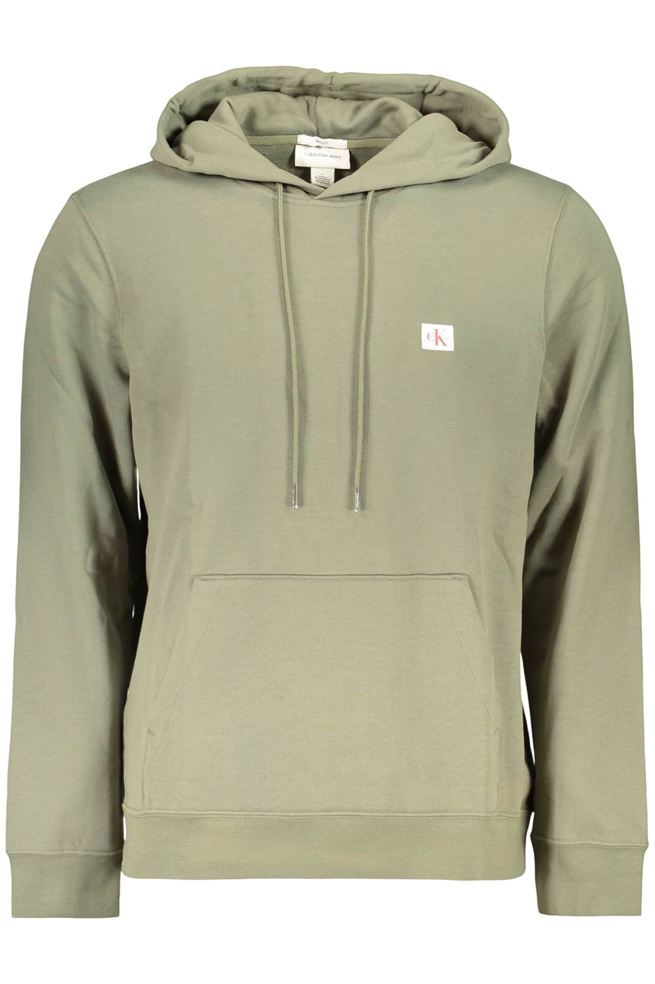 Calvin Klein hombre con cremallera sudadera, verde