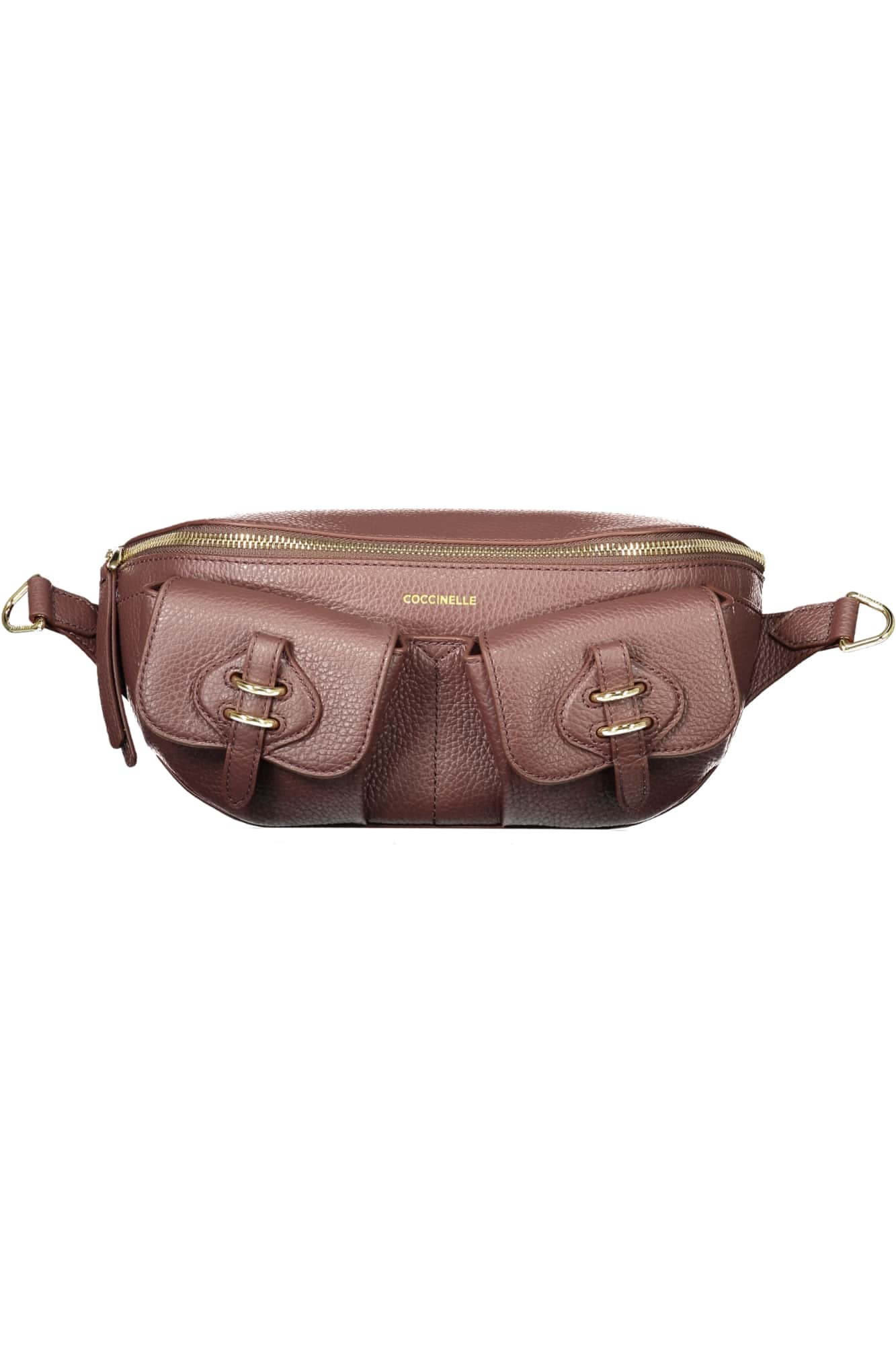 Coccinelle mujer marrón riñonera