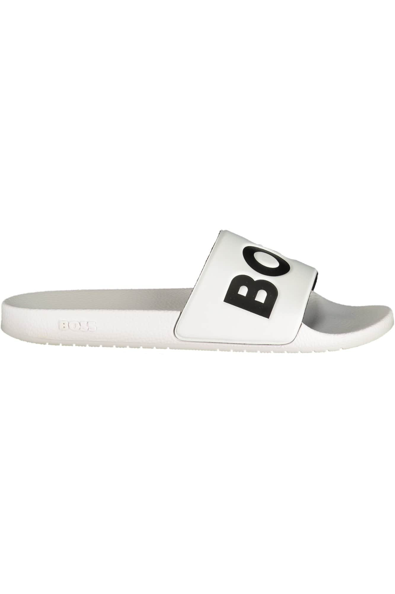 Boss calzado hombre blanco zapatilla de casa