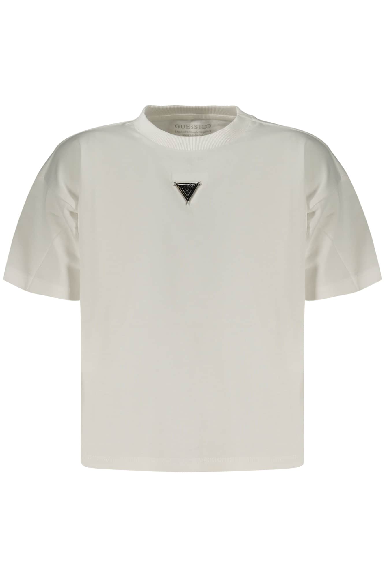 Guess vaqueros manga corta t-camisa para niños, blanco