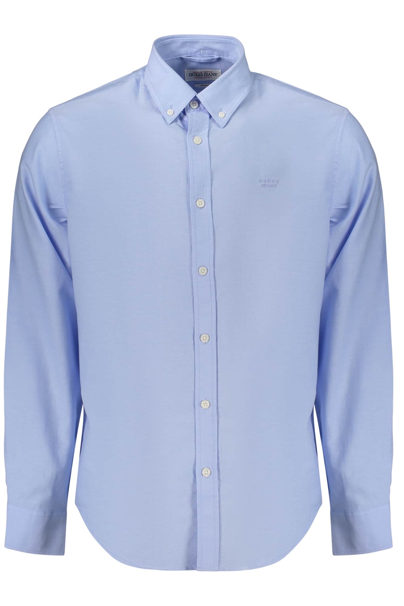 Guess vaqueros hombre manga larga camisa blanco