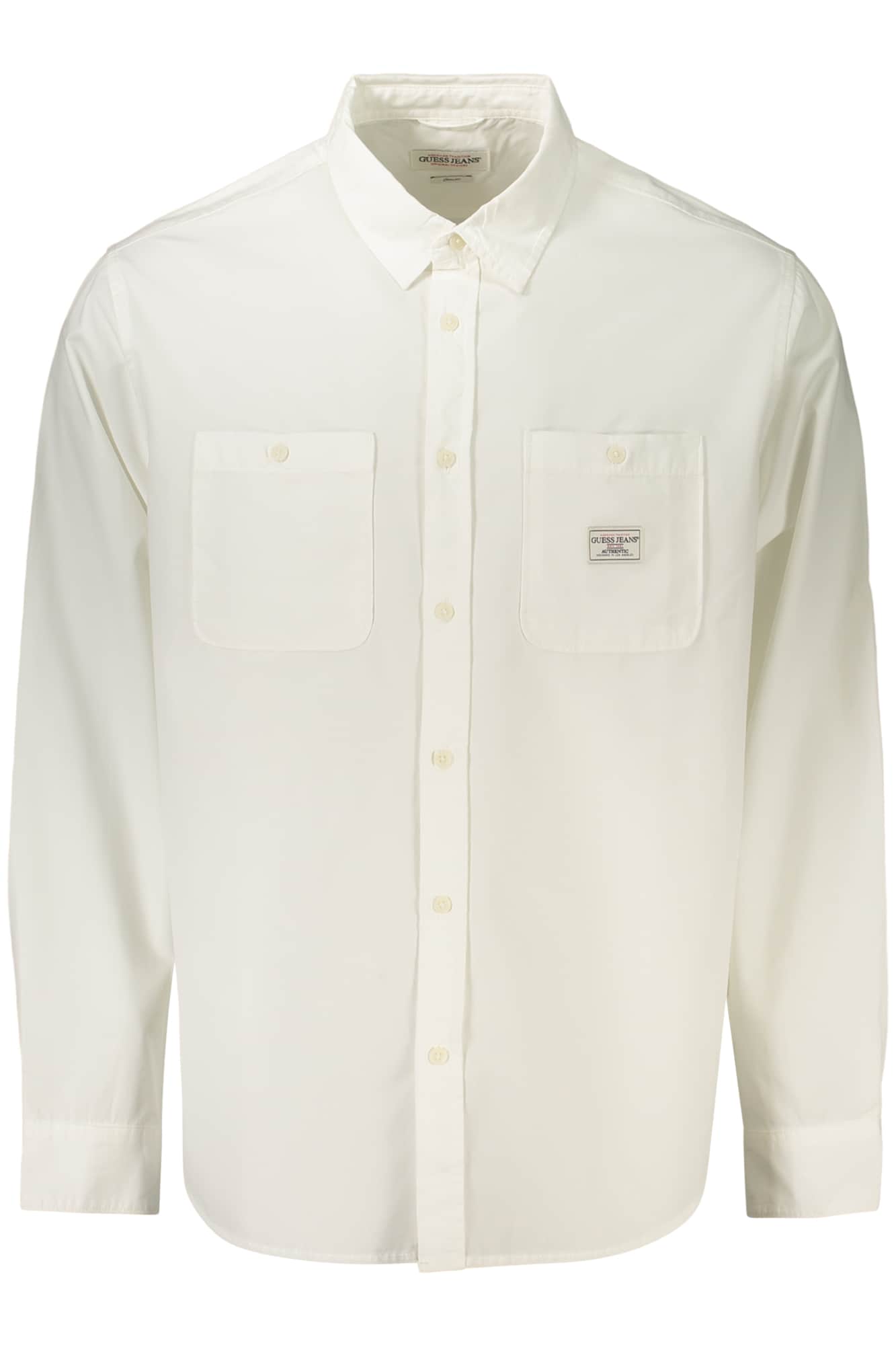 Guess vaqueros hombre manga larga camisa blanco