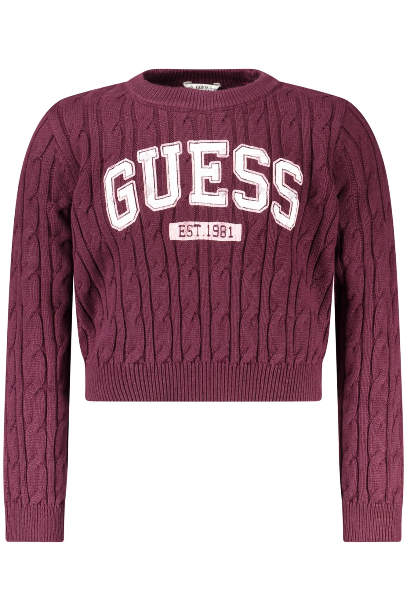 Guess vaqueros morado jersey para niñas