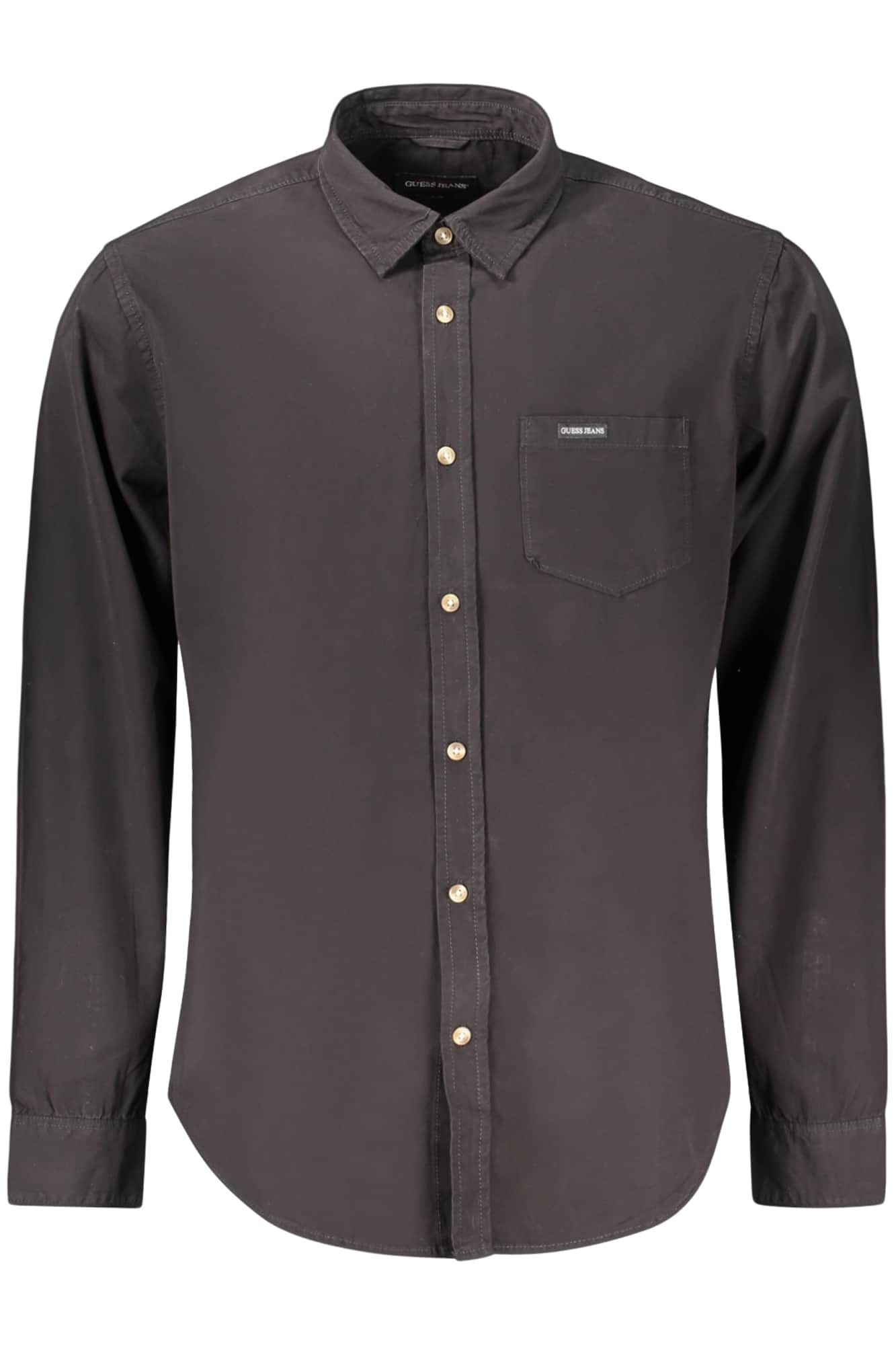 Guess vaqueros hombre manga larga camisa negro
