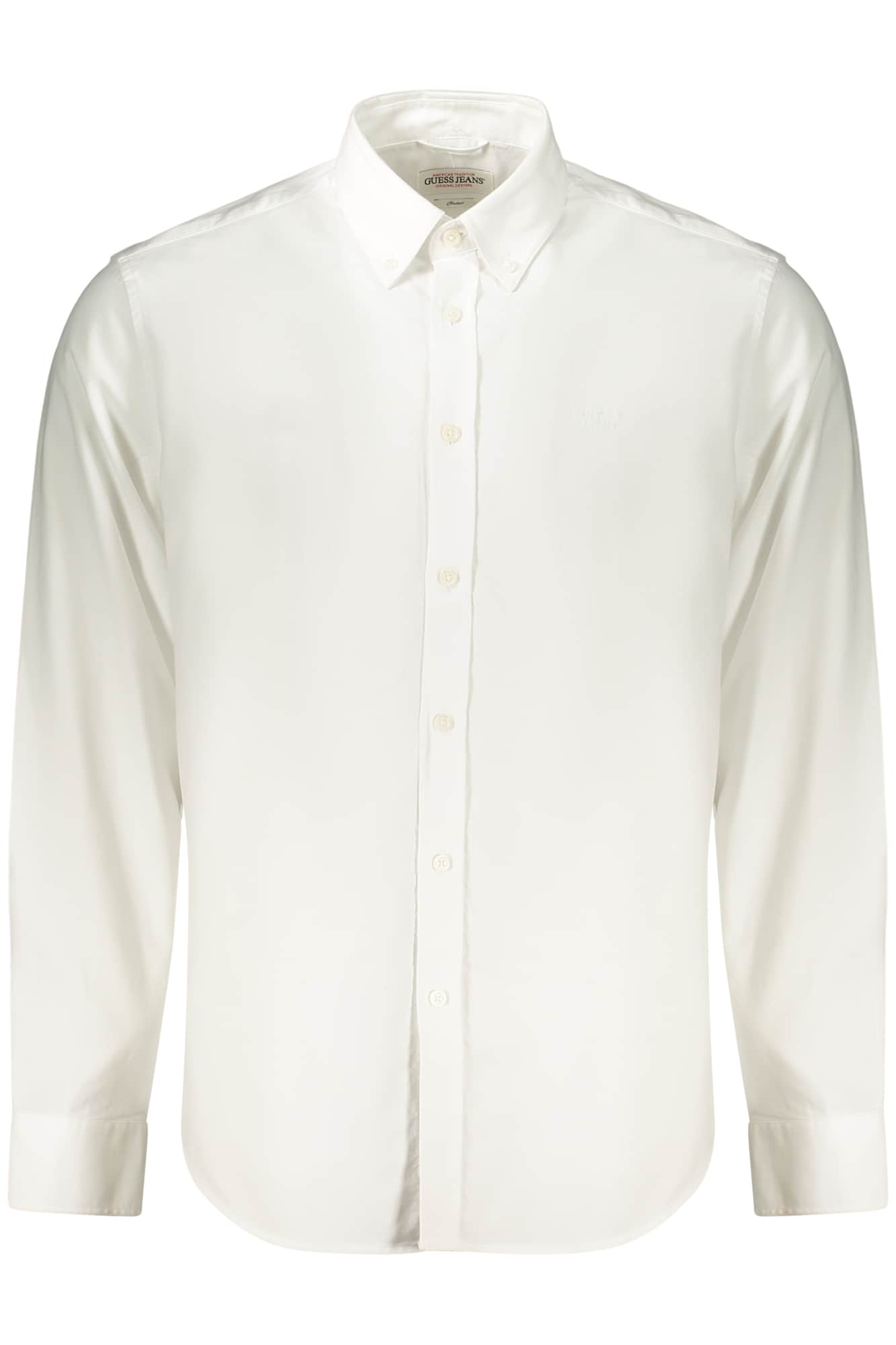 Guess vaqueros hombre manga larga camisa blanco