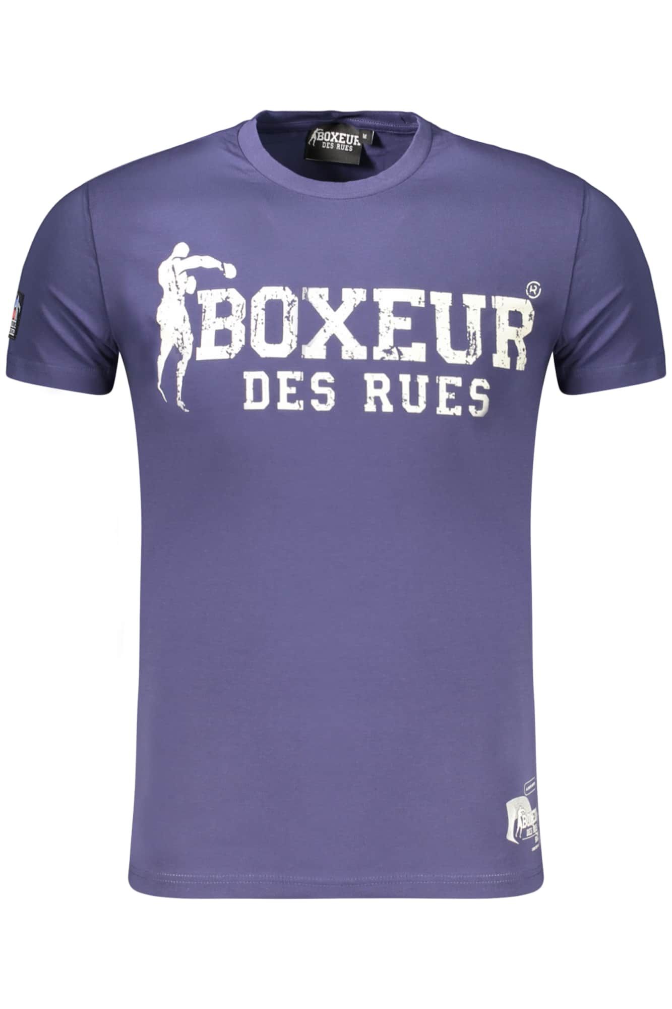 Boxeur Des Rues hombre manga corta t-camisa azul