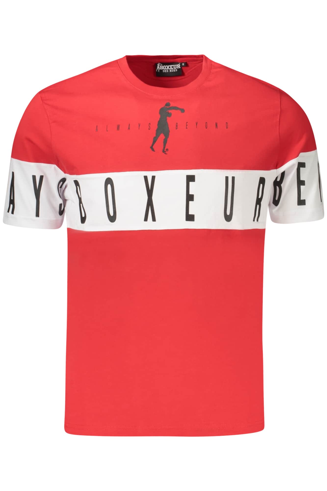 Boxeur Des Rues hombre rojo manga corta t-camisa