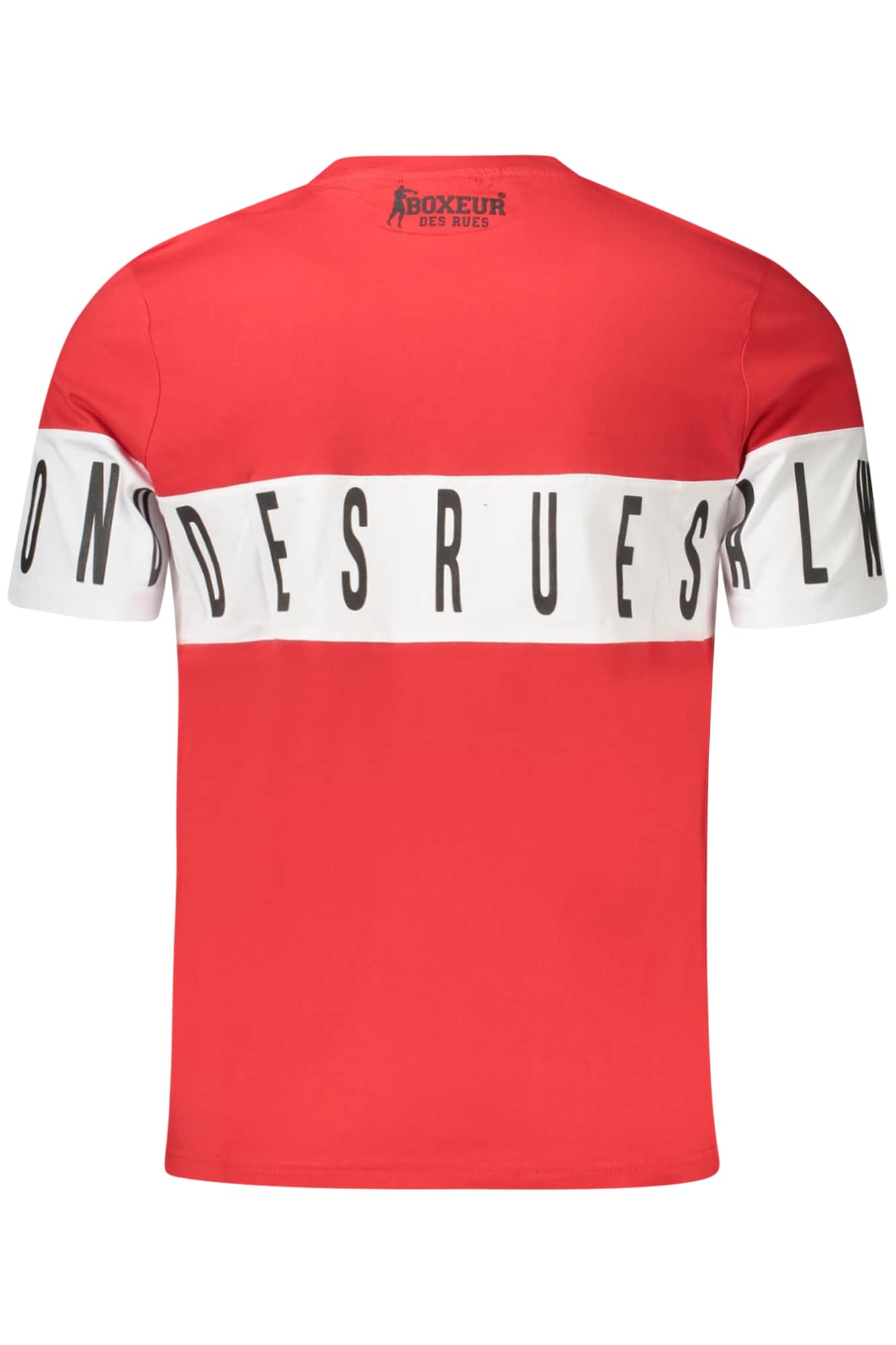 Boxeur Des Rues hombre rojo manga corta t-camisa