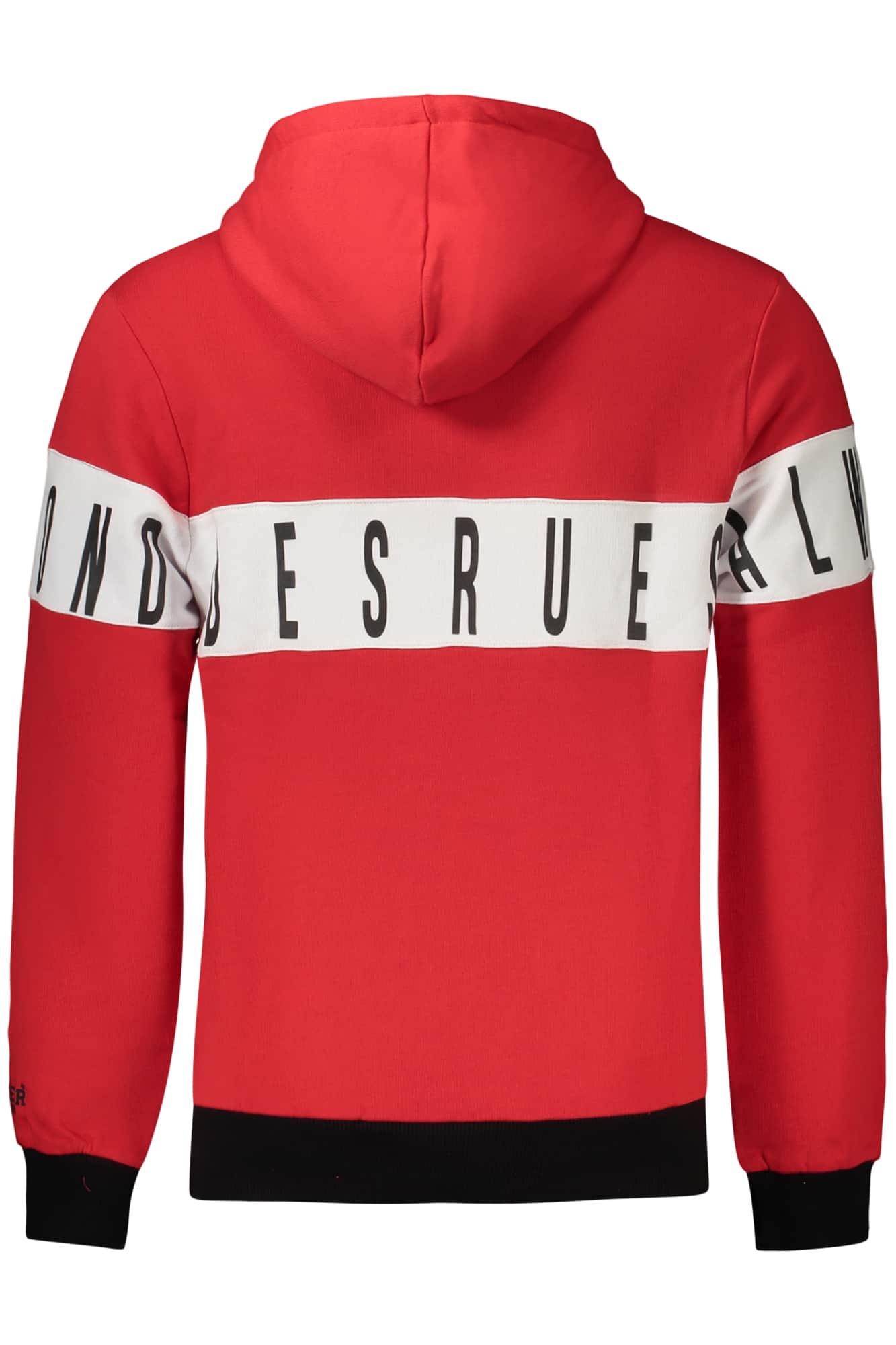 Boxeur Des Rues hombre rojo con cremallera sudadera