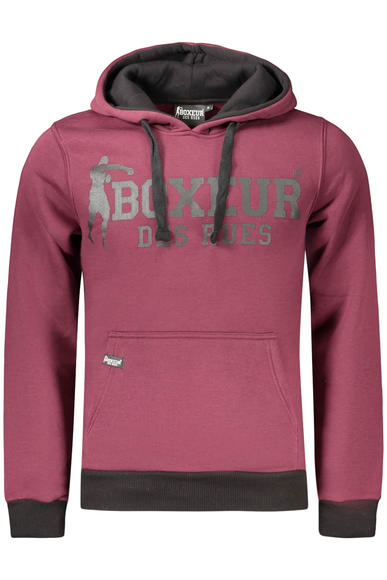 Boxeur Des Rues hombre rojo con cremallera sudadera