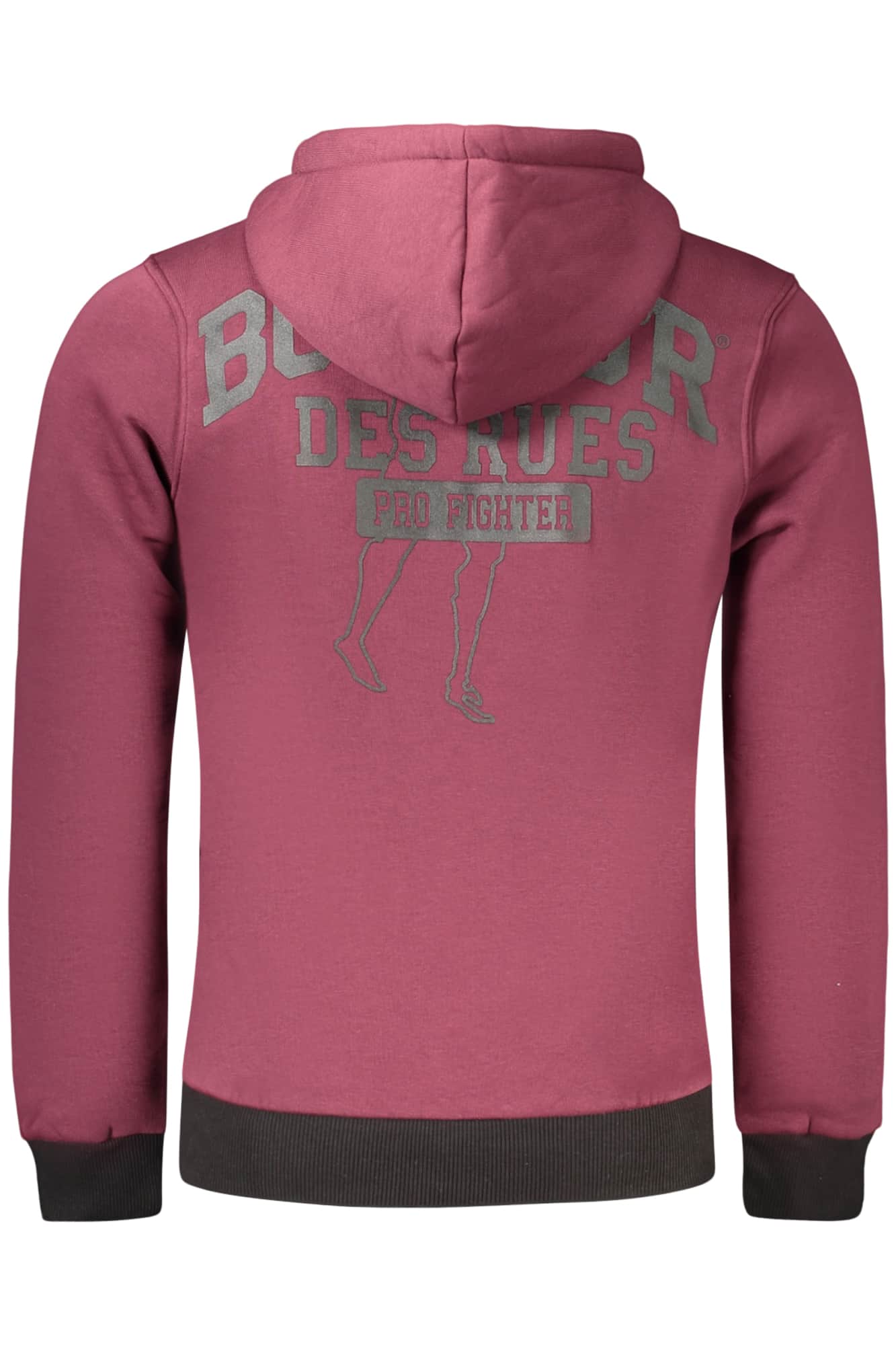 Boxeur Des Rues hombre rojo con cremallera sudadera