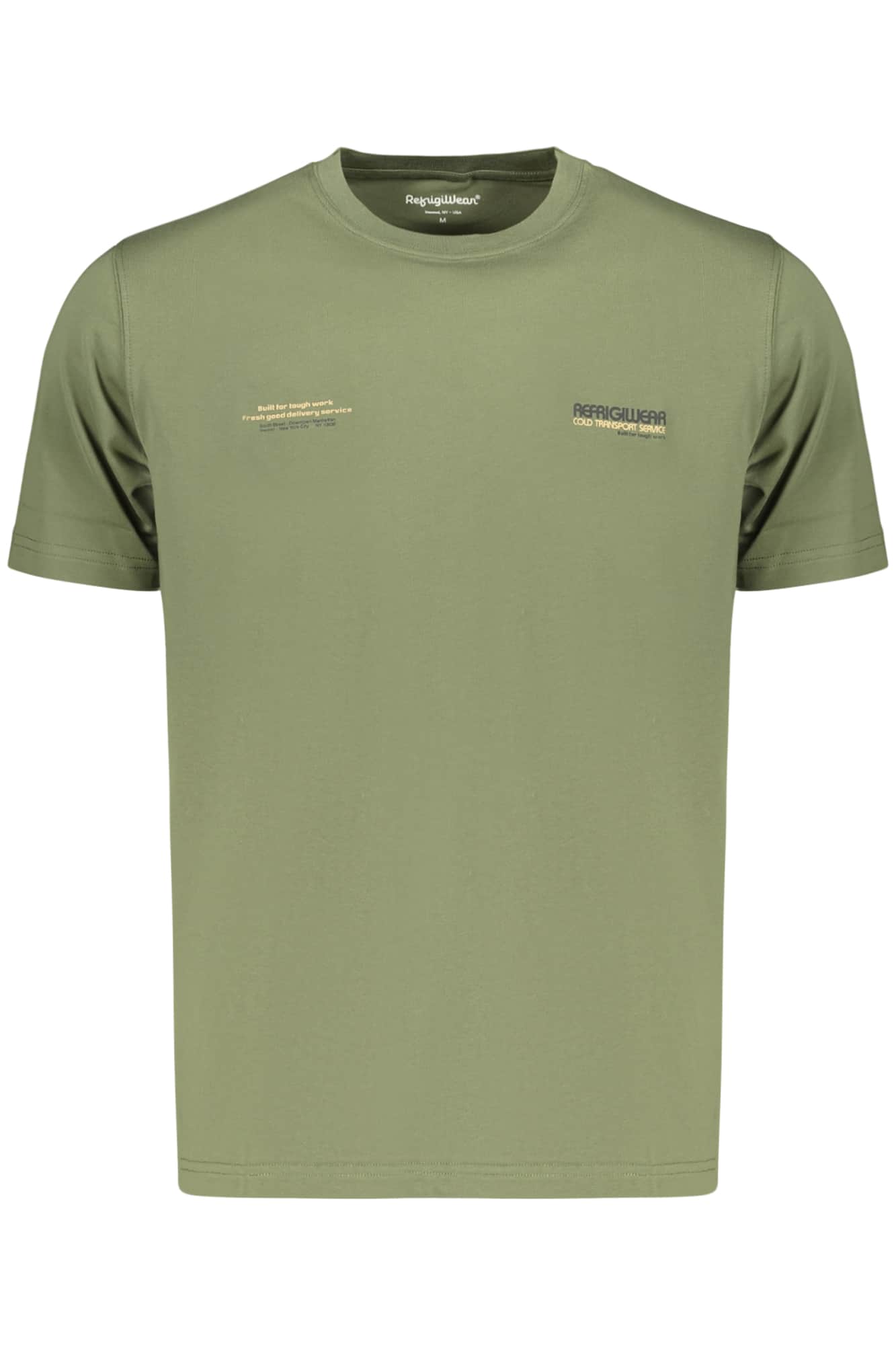 Refrigiwear hombre manga corta t-camisa, marrón
