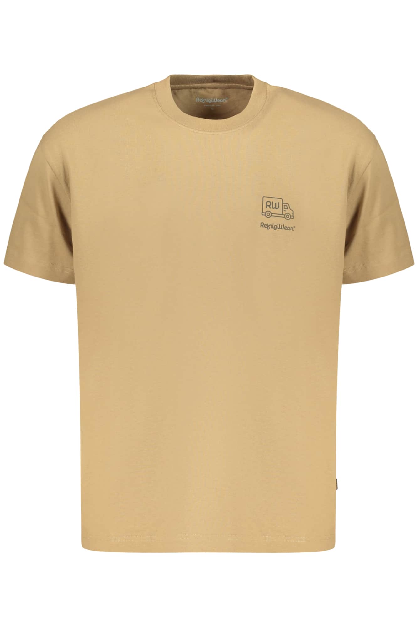 Refrigiwear hombre manga corta t-camisa, marrón