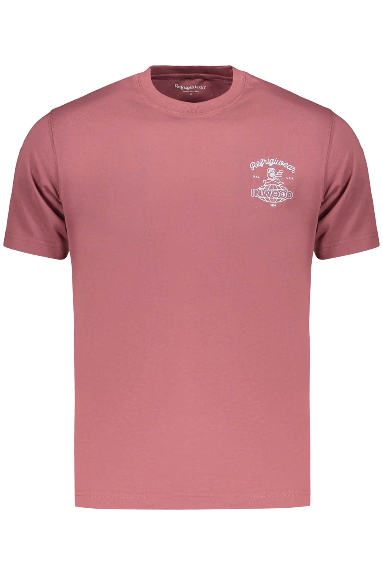 Refrigiwear hombre manga corta t-camisa, rojo