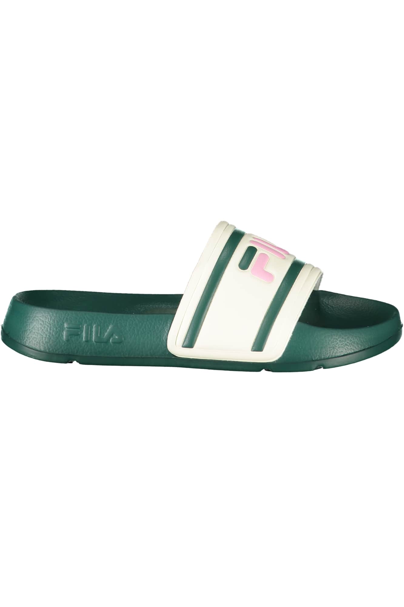Fila verde niños zapatilla de casa