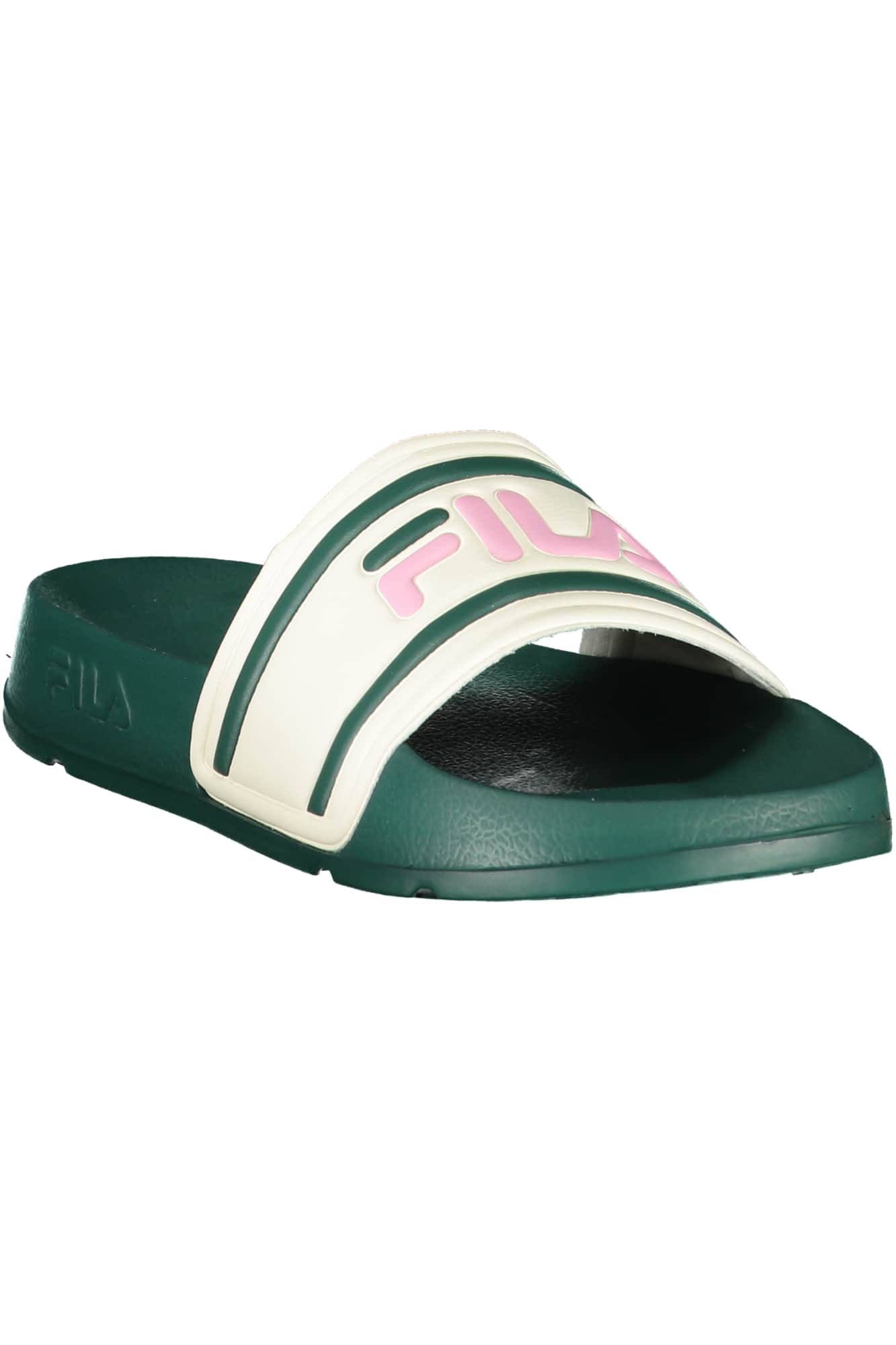 Fila niños negro zapatillas de casa