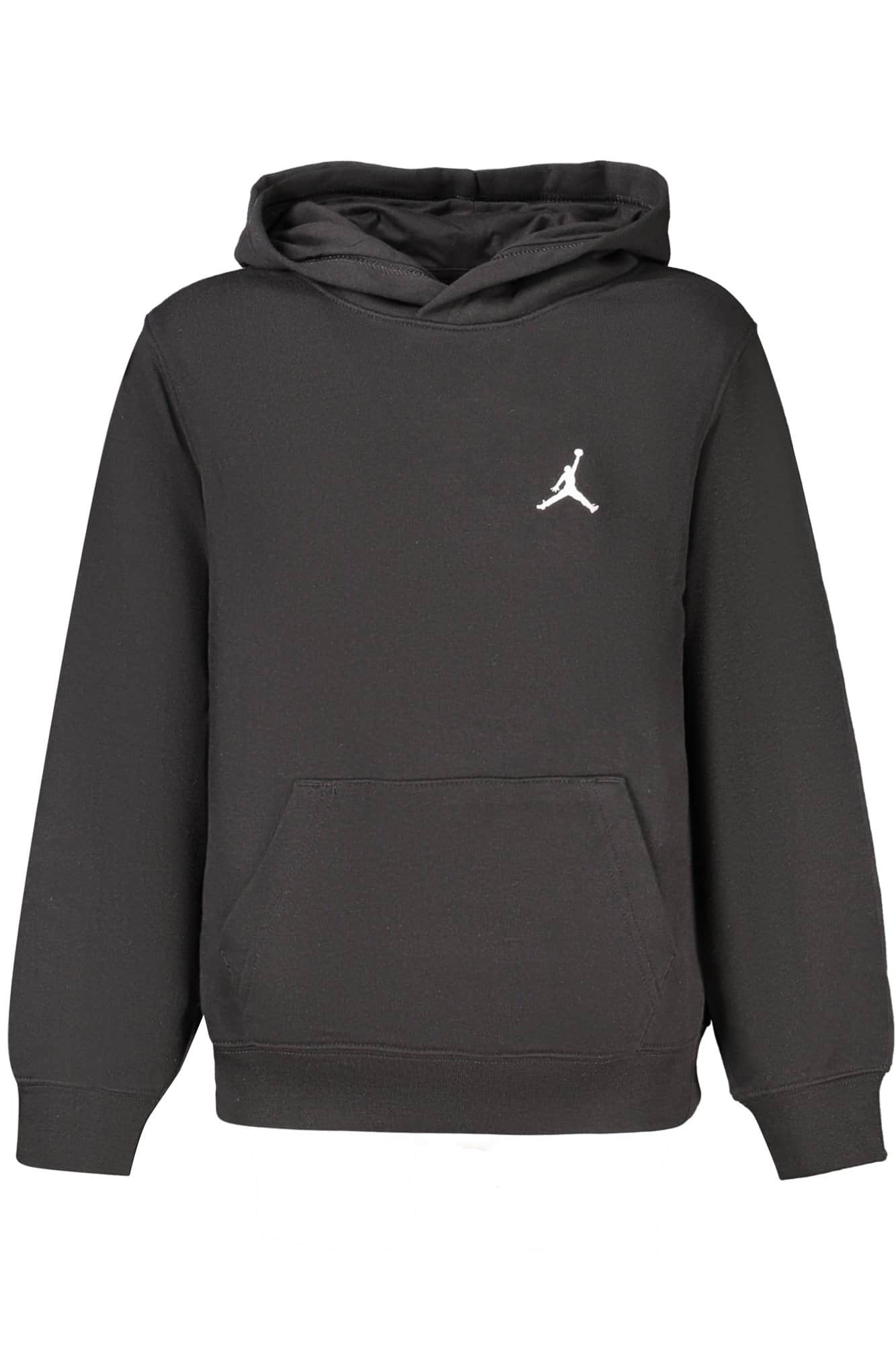 Jordan niños negro con cremallera sudadera