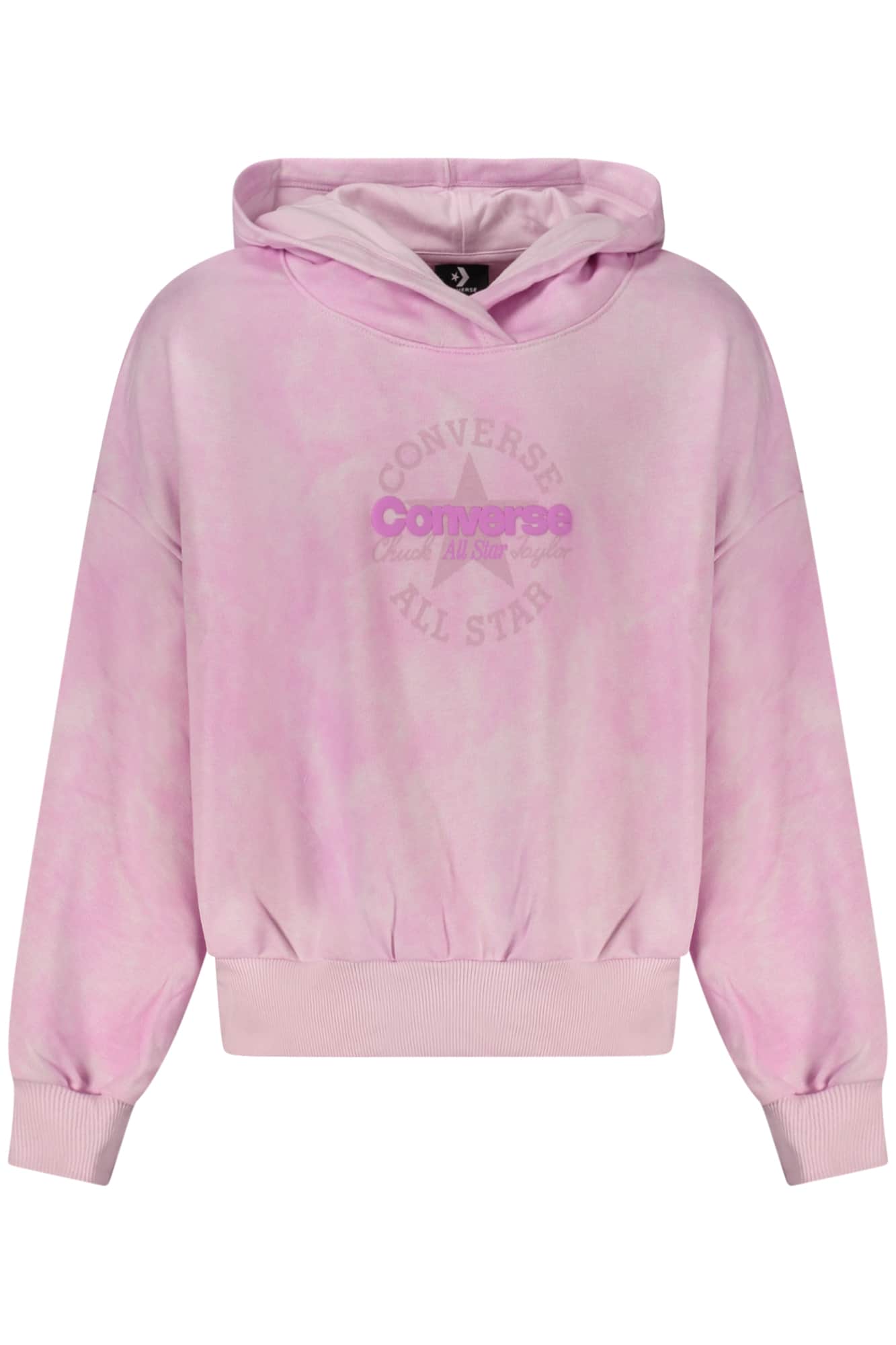 Converse Niñas Con Cremallera Sudadera Con Capucha, Negro