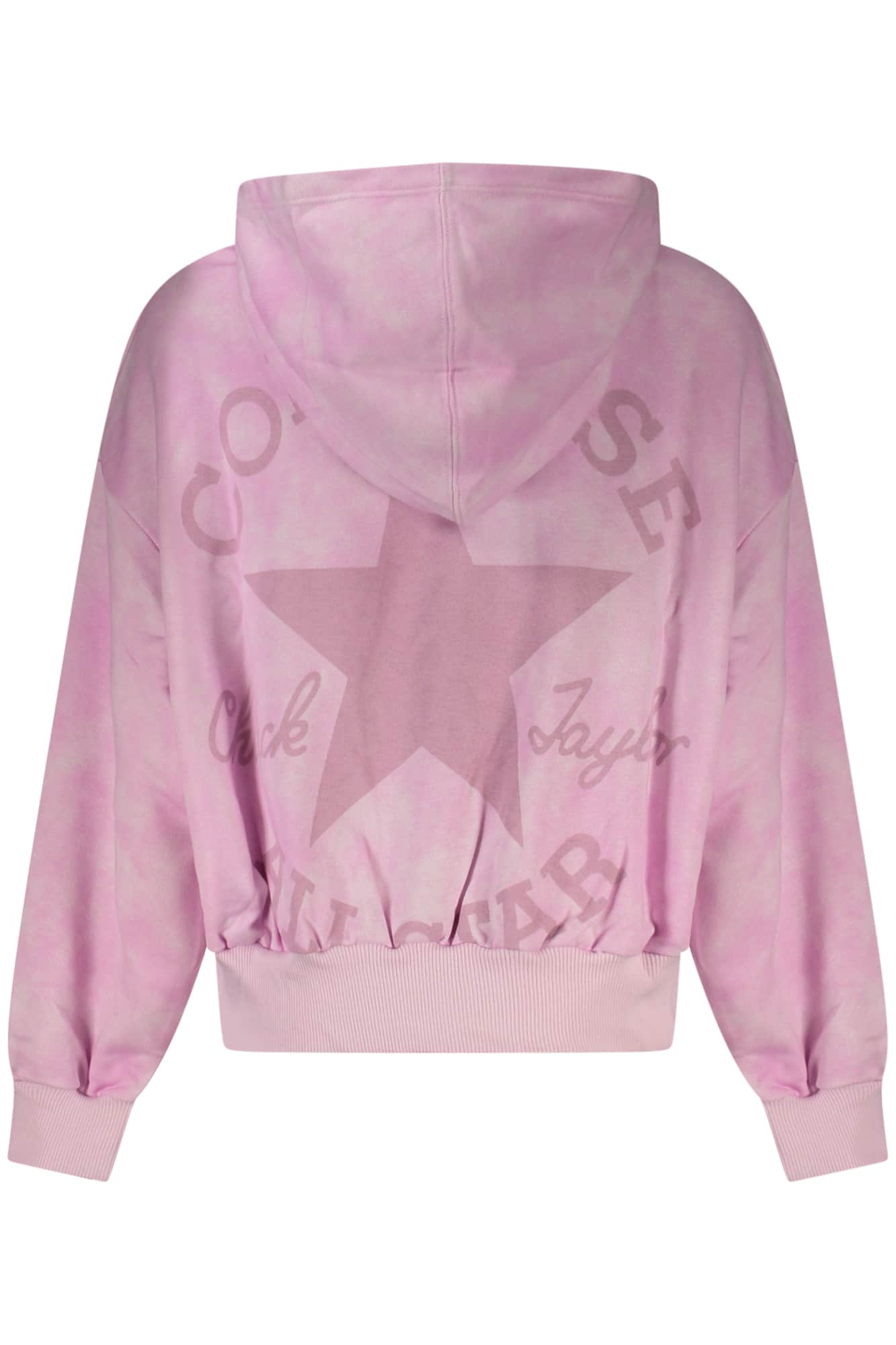 Converse Niñas Con Cremallera Sudadera Con Capucha, Negro