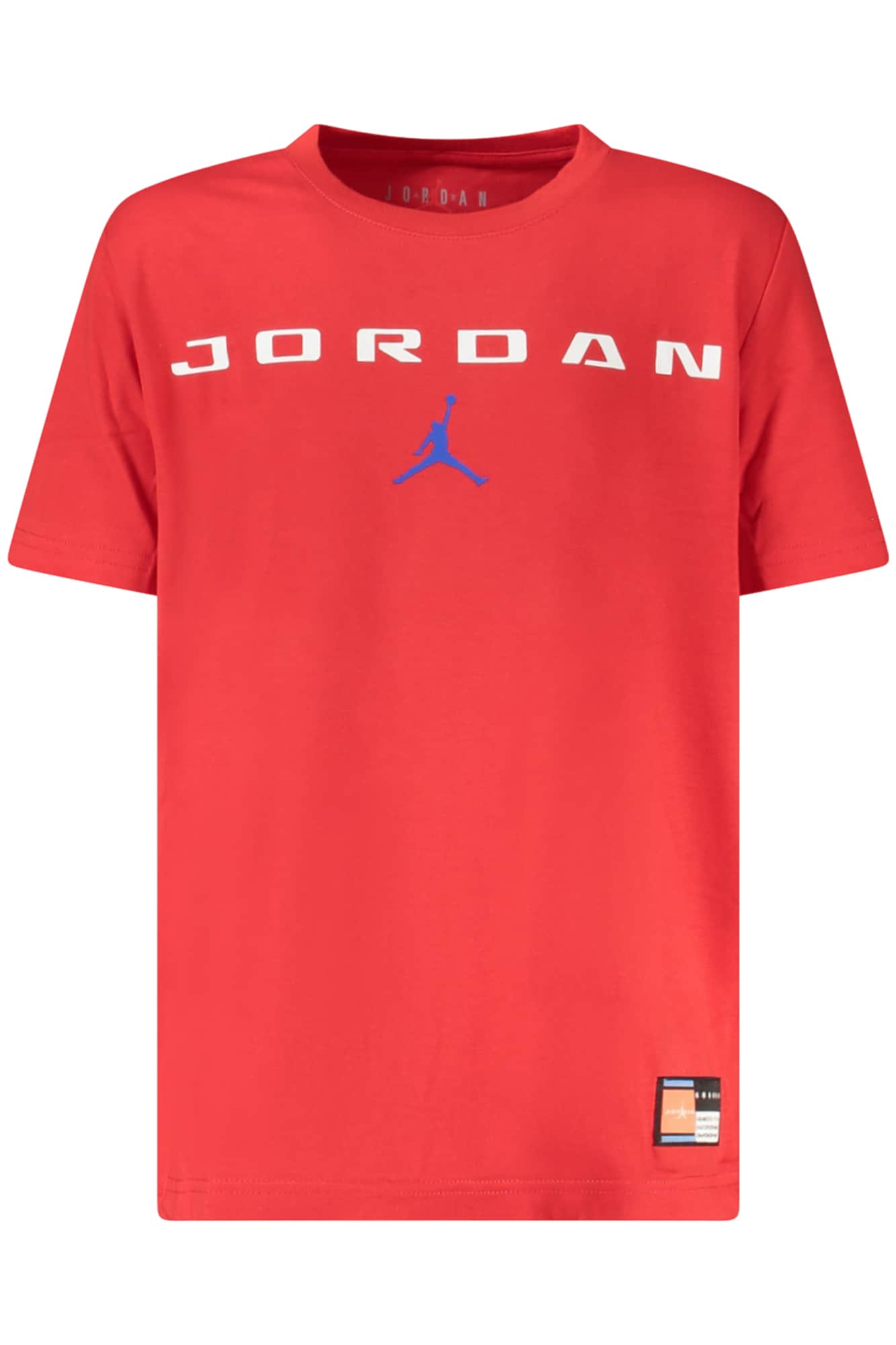 Jordan manga corta t-camisa para niños, negro