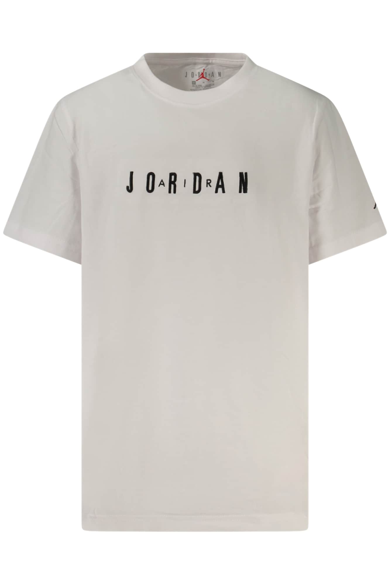 Jordan manga corta t-camisa para niños, blanco