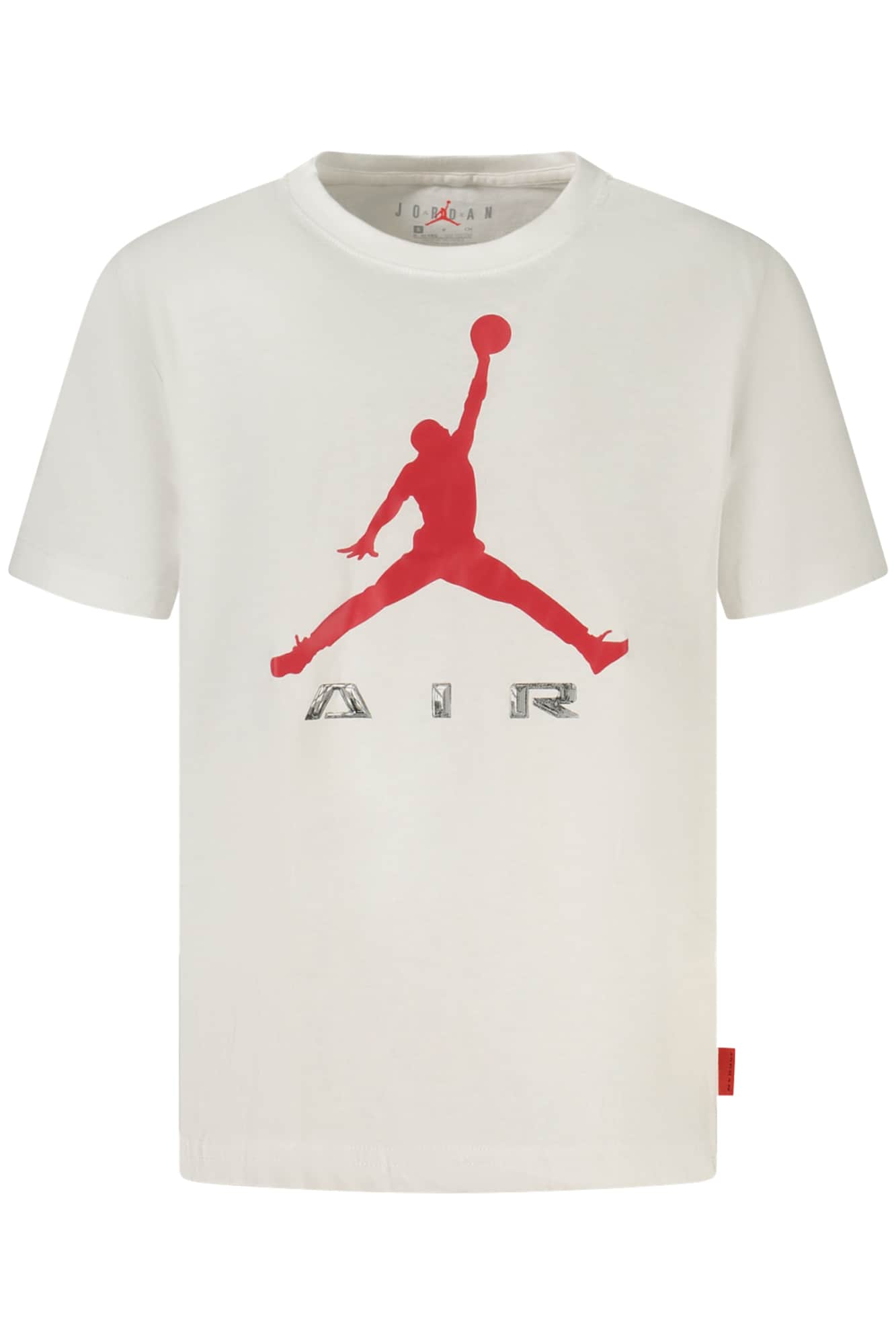 Jordan manga corta t-camisa para niños, blanco