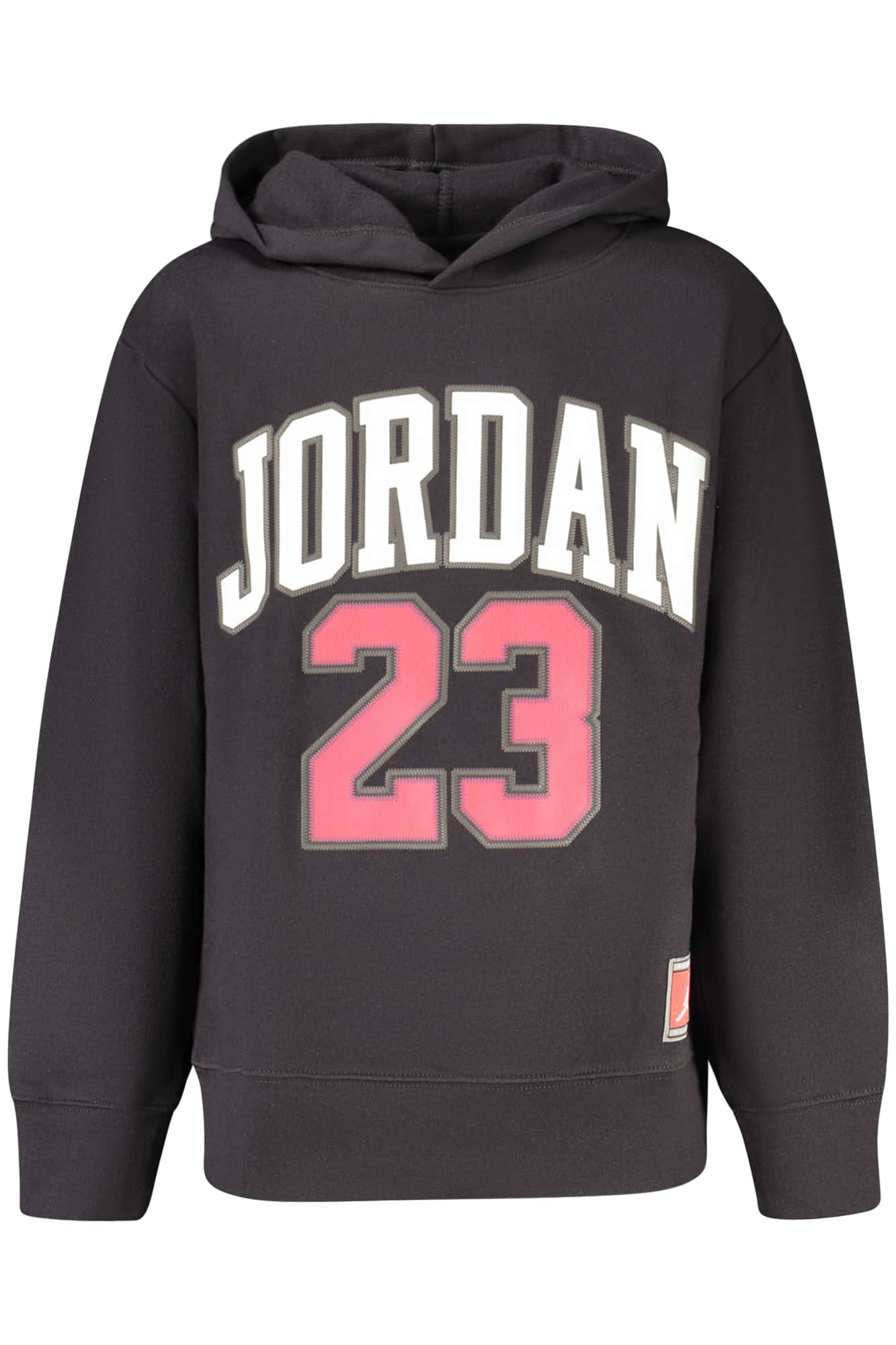 Jordan niños negro con cremallera sudadera