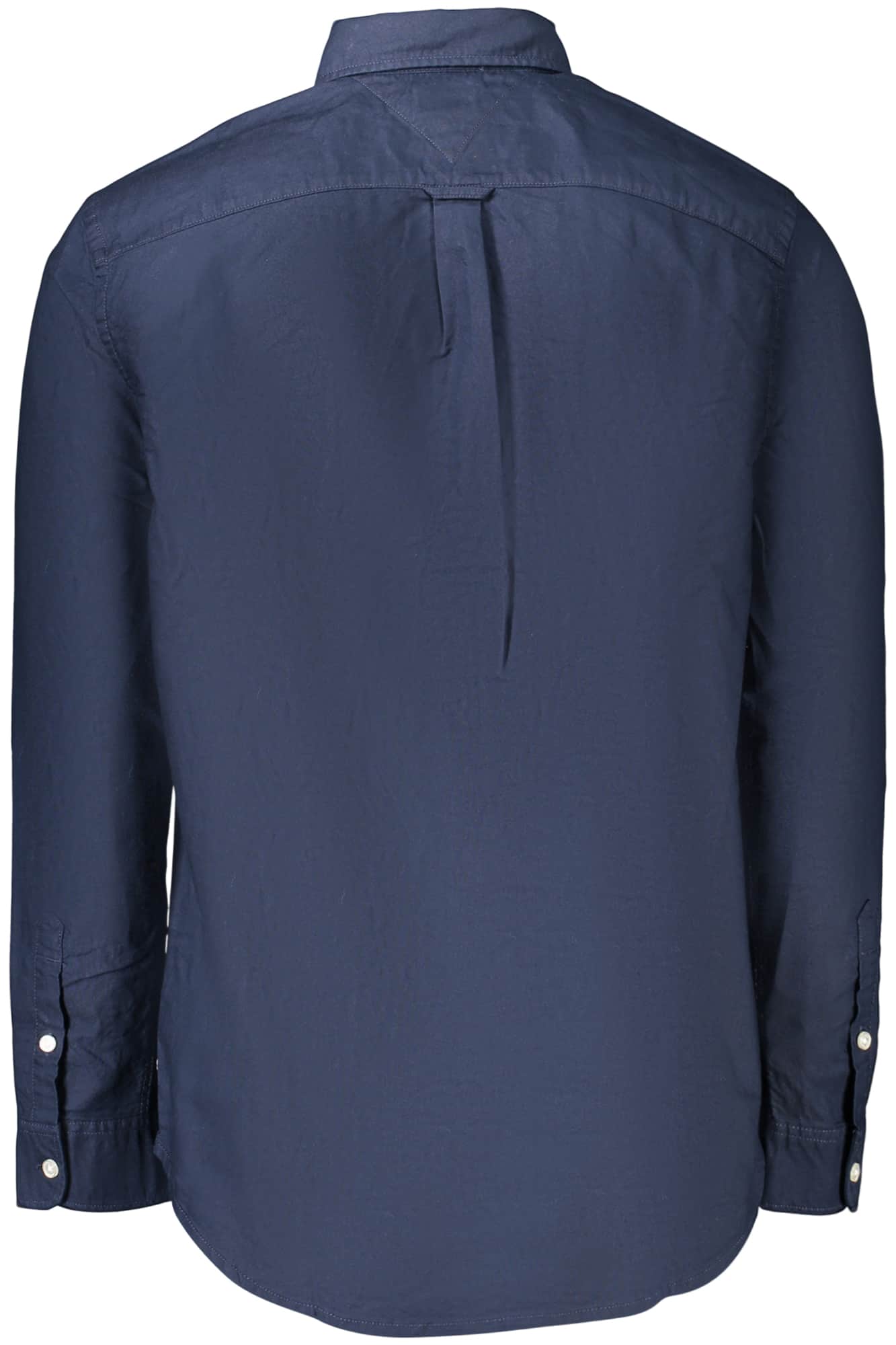 Tommy Hilfiger hombre manga larga camisa, azul