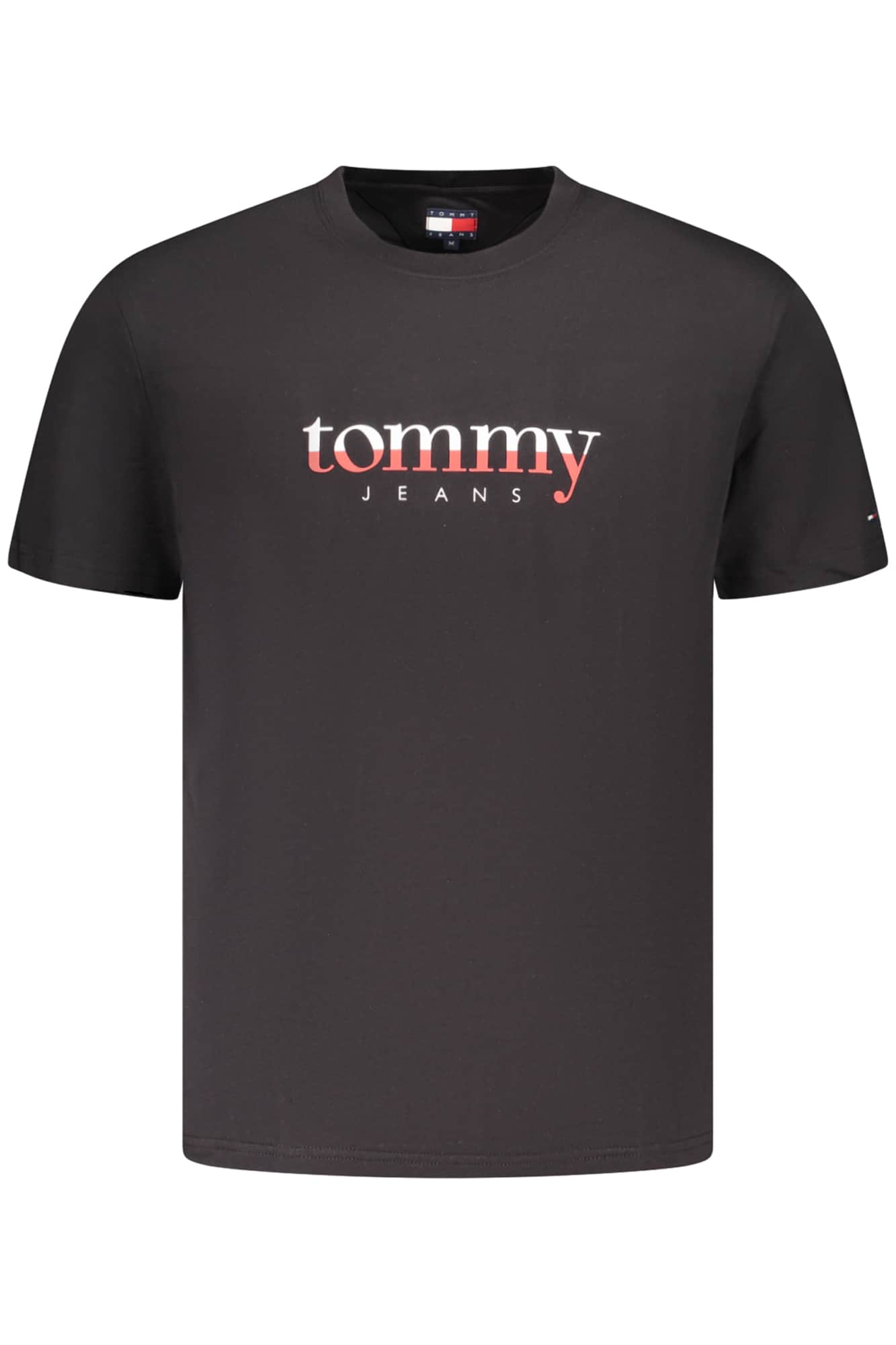 Tommy Hilfiger hombre manga corta t-camisa negro