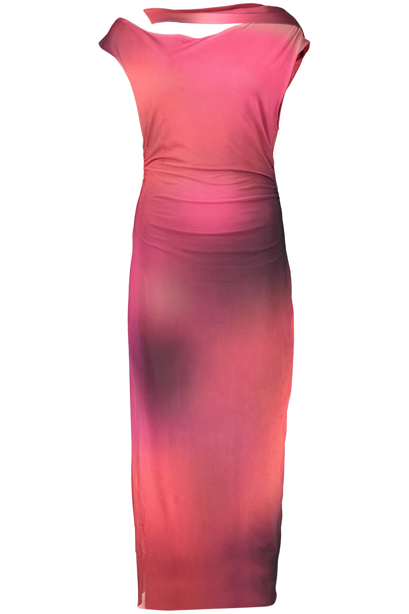 Desigual mujer largo morado vestido